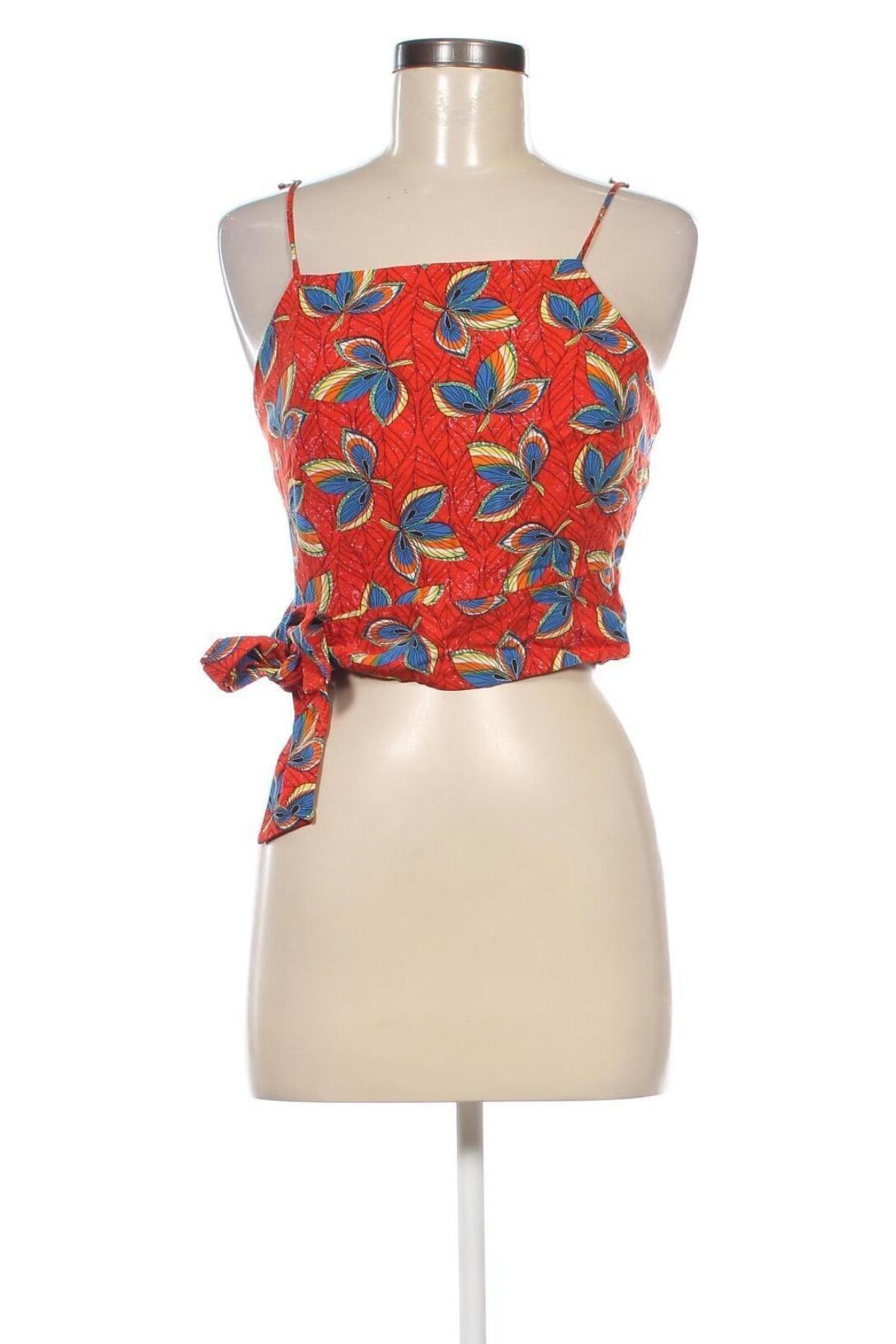Γυναικείο αμάνικο μπλουζάκι Bershka, Μέγεθος S, Χρώμα Πολύχρωμο, Τιμή 3,78 €