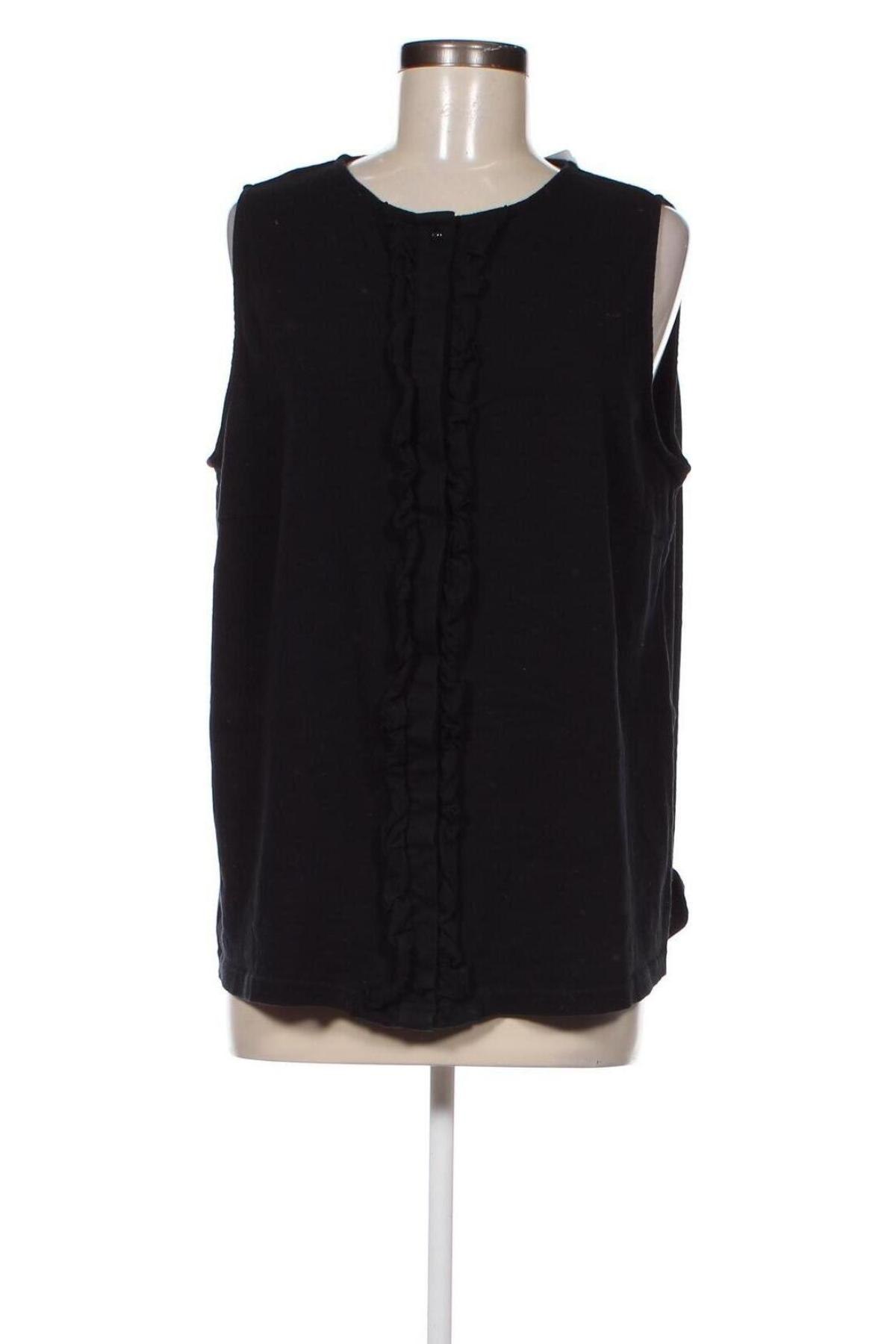Γυναικείο αμάνικο μπλουζάκι Body Flirt, Μέγεθος XXL, Χρώμα Μαύρο, Τιμή 3,99 €