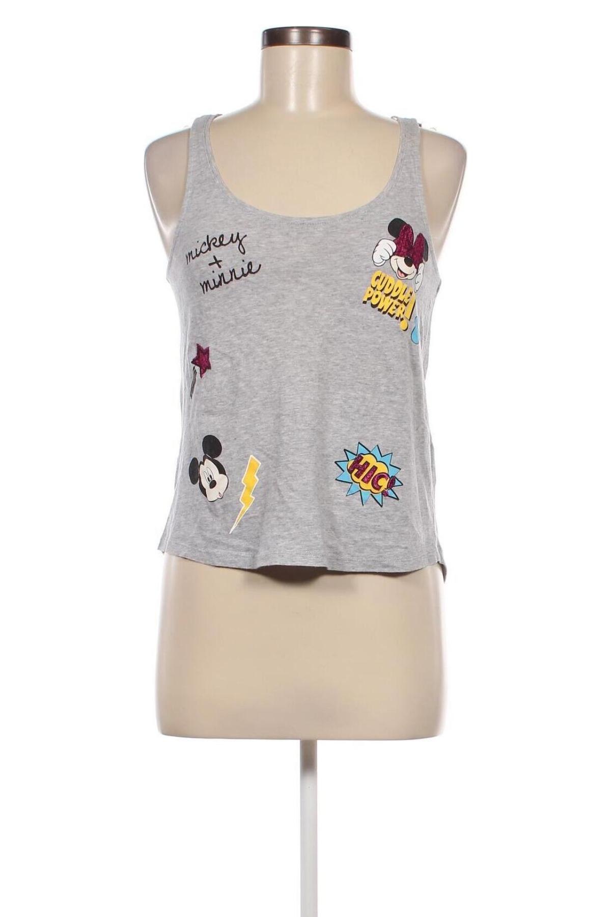 Γυναικείο αμάνικο μπλουζάκι Disney, Μέγεθος S, Χρώμα Γκρί, Τιμή 4,20 €