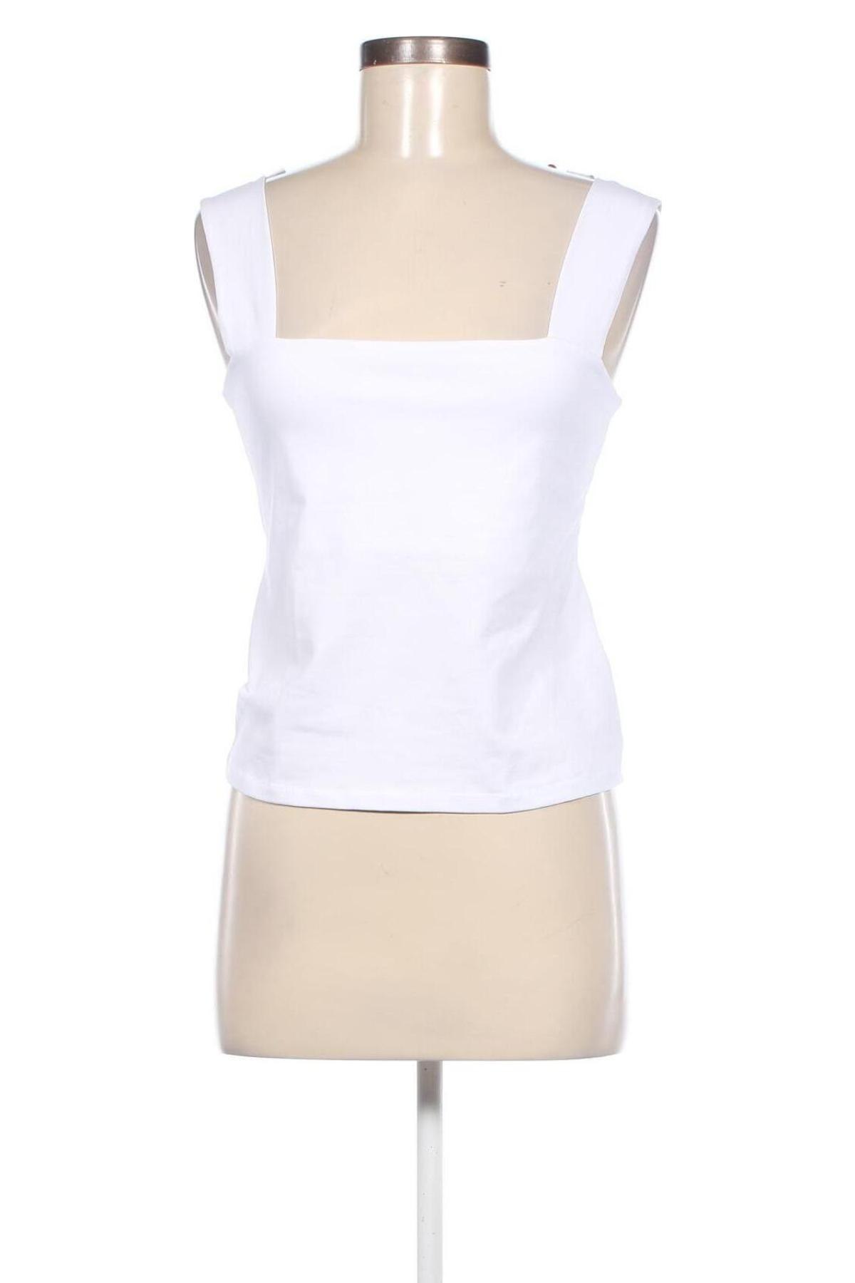Γυναικείο αμάνικο μπλουζάκι Edited, Μέγεθος M, Χρώμα Λευκό, Τιμή 15,98 €
