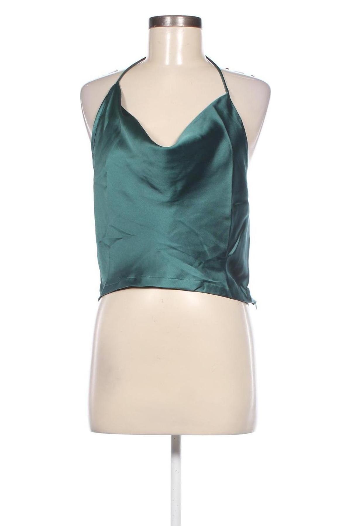 Γυναικείο αμάνικο μπλουζάκι Even&Odd, Μέγεθος M, Χρώμα Πράσινο, Τιμή 4,33 €