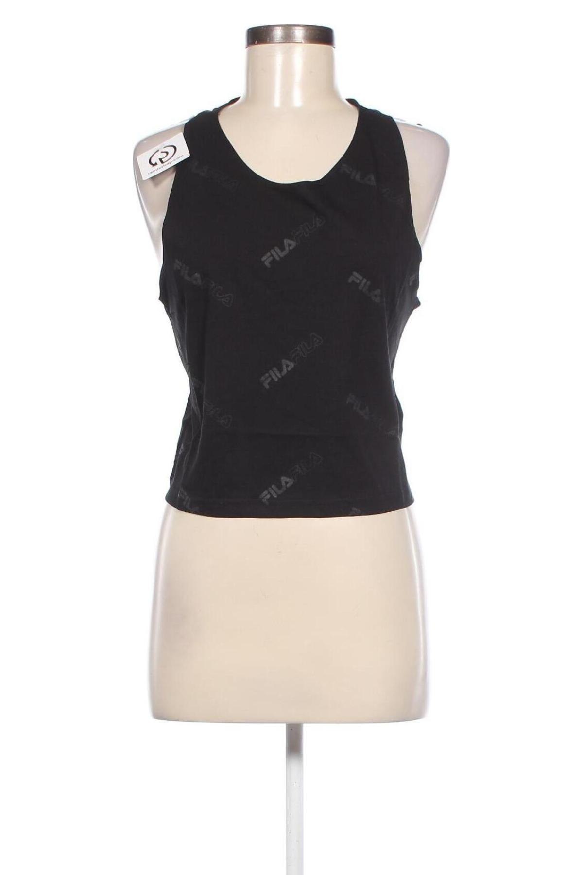 Γυναικείο αμάνικο μπλουζάκι FILA, Μέγεθος M, Χρώμα Μαύρο, Τιμή 21,83 €