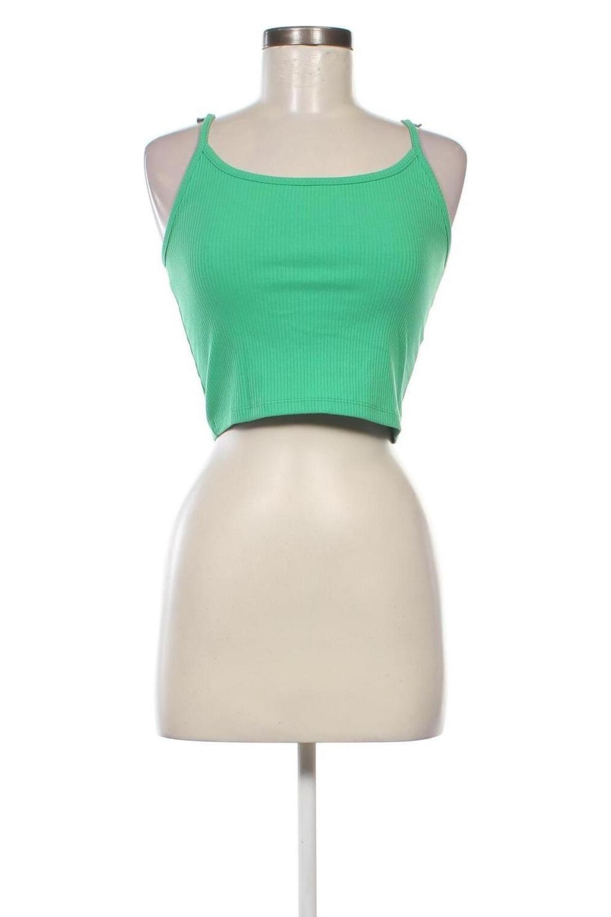 Γυναικείο αμάνικο μπλουζάκι Fb Sister, Μέγεθος M, Χρώμα Πράσινο, Τιμή 3,22 €