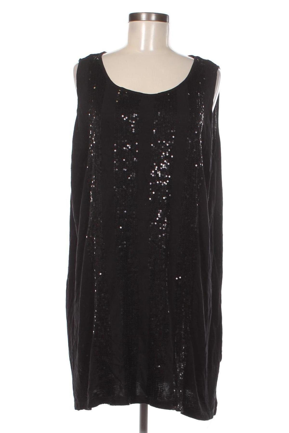 Γυναικείο αμάνικο μπλουζάκι Generous By Lindex, Μέγεθος 3XL, Χρώμα Μαύρο, Τιμή 8,04 €