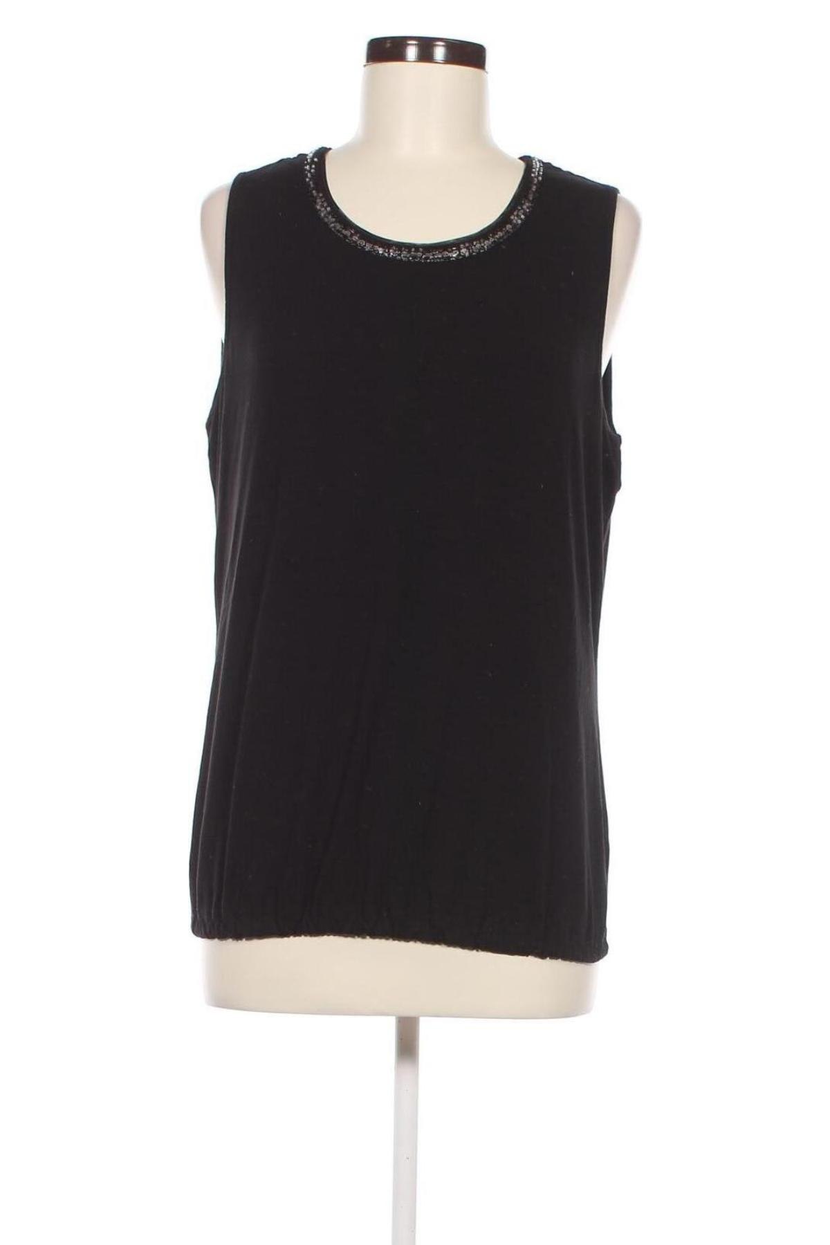 Γυναικείο αμάνικο μπλουζάκι Gerry Weber, Μέγεθος XL, Χρώμα Μαύρο, Τιμή 8,29 €