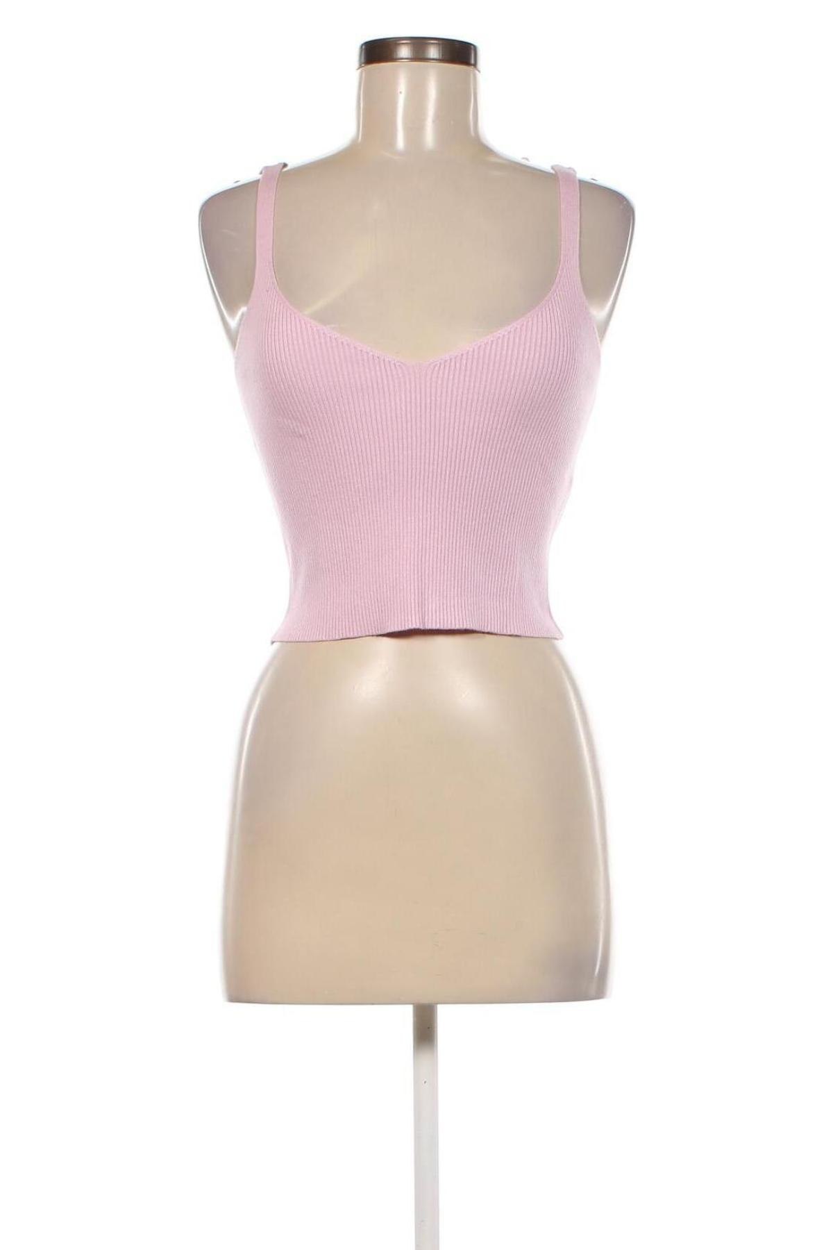 Γυναικείο αμάνικο μπλουζάκι Glamorous, Μέγεθος L, Χρώμα Ρόζ , Τιμή 7,99 €