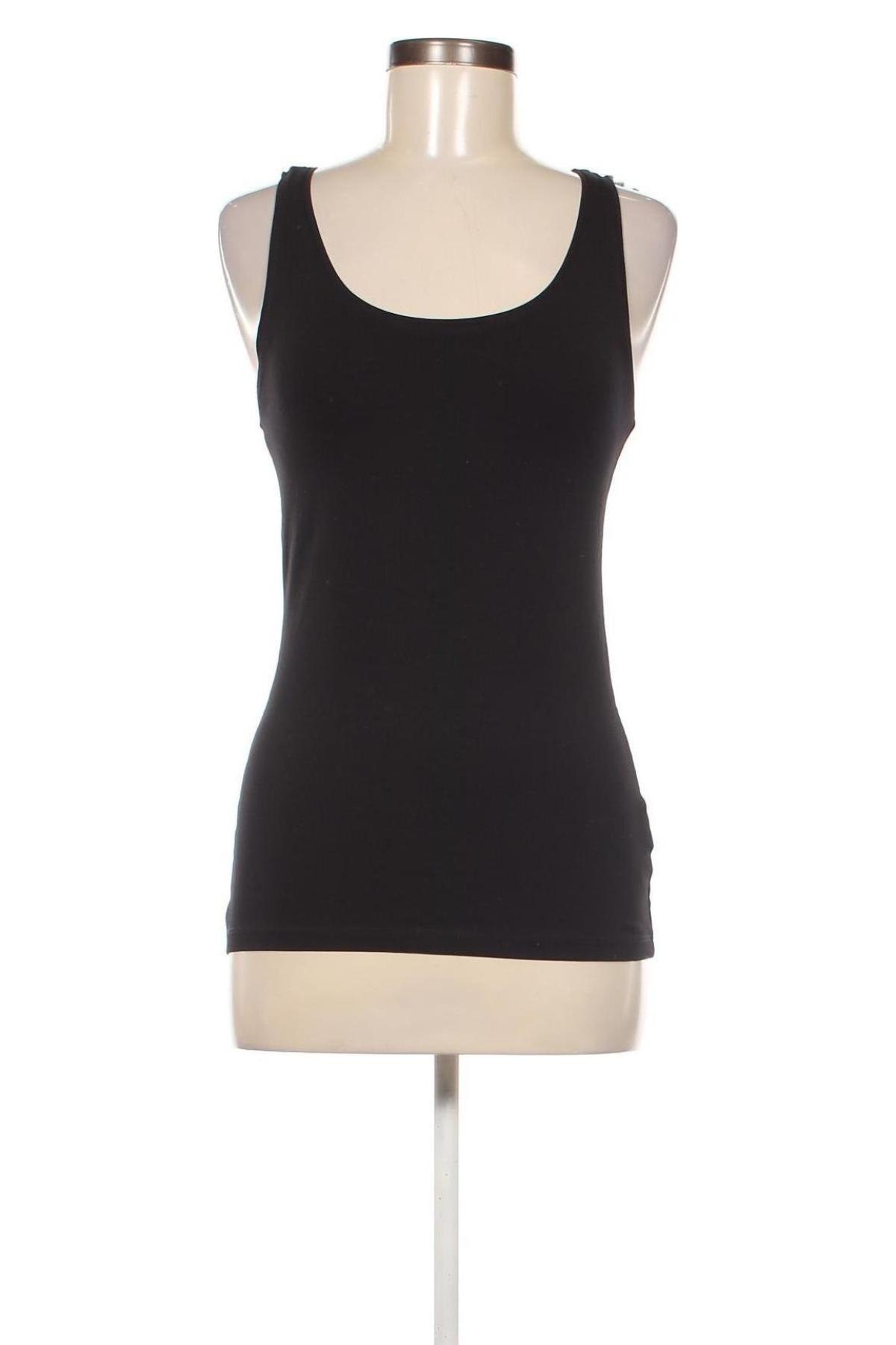 Γυναικείο αμάνικο μπλουζάκι H&M, Μέγεθος M, Χρώμα Μαύρο, Τιμή 6,44 €