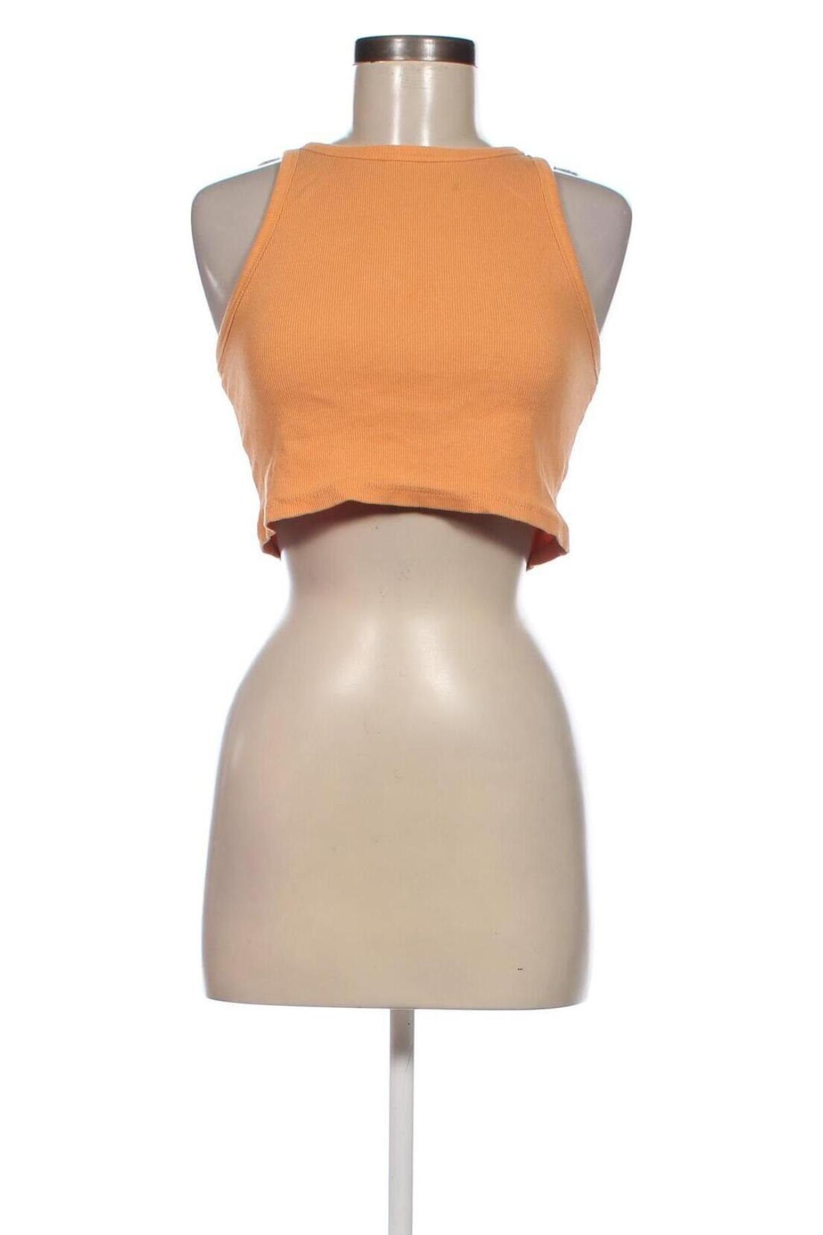 Γυναικείο αμάνικο μπλουζάκι H&M, Μέγεθος M, Χρώμα Πορτοκαλί, Τιμή 3,62 €
