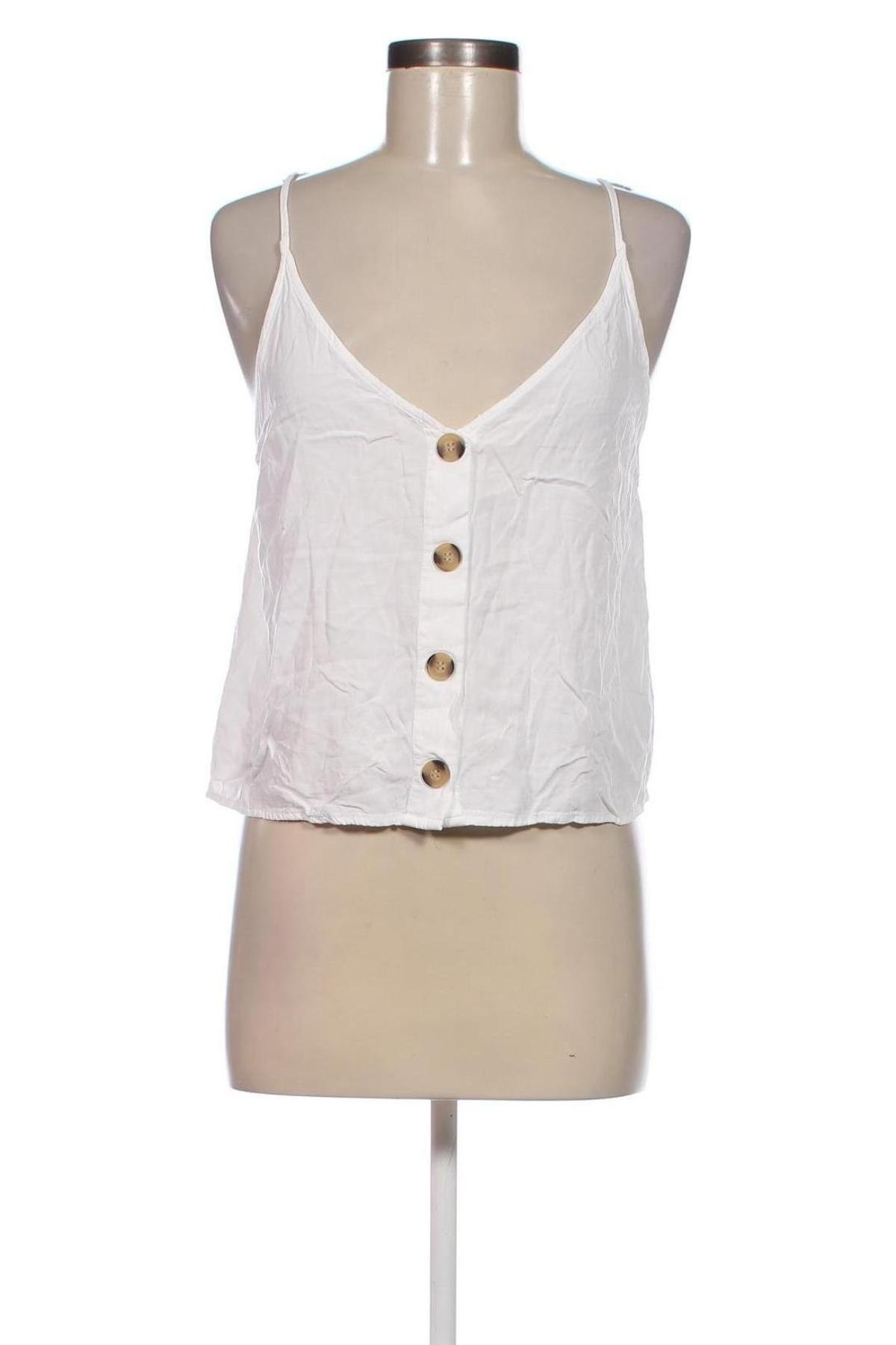 Γυναικείο αμάνικο μπλουζάκι H&M Divided, Μέγεθος M, Χρώμα Λευκό, Τιμή 3,22 €
