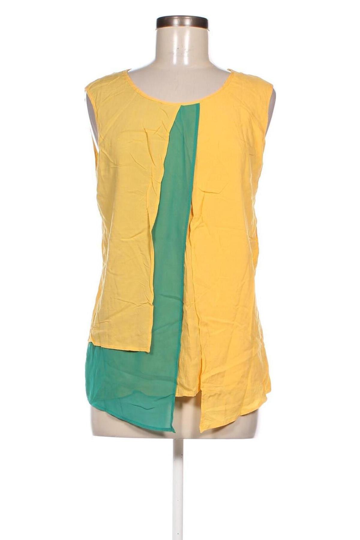 Γυναικείο αμάνικο μπλουζάκι Inisess, Μέγεθος XXL, Χρώμα Κίτρινο, Τιμή 5,54 €