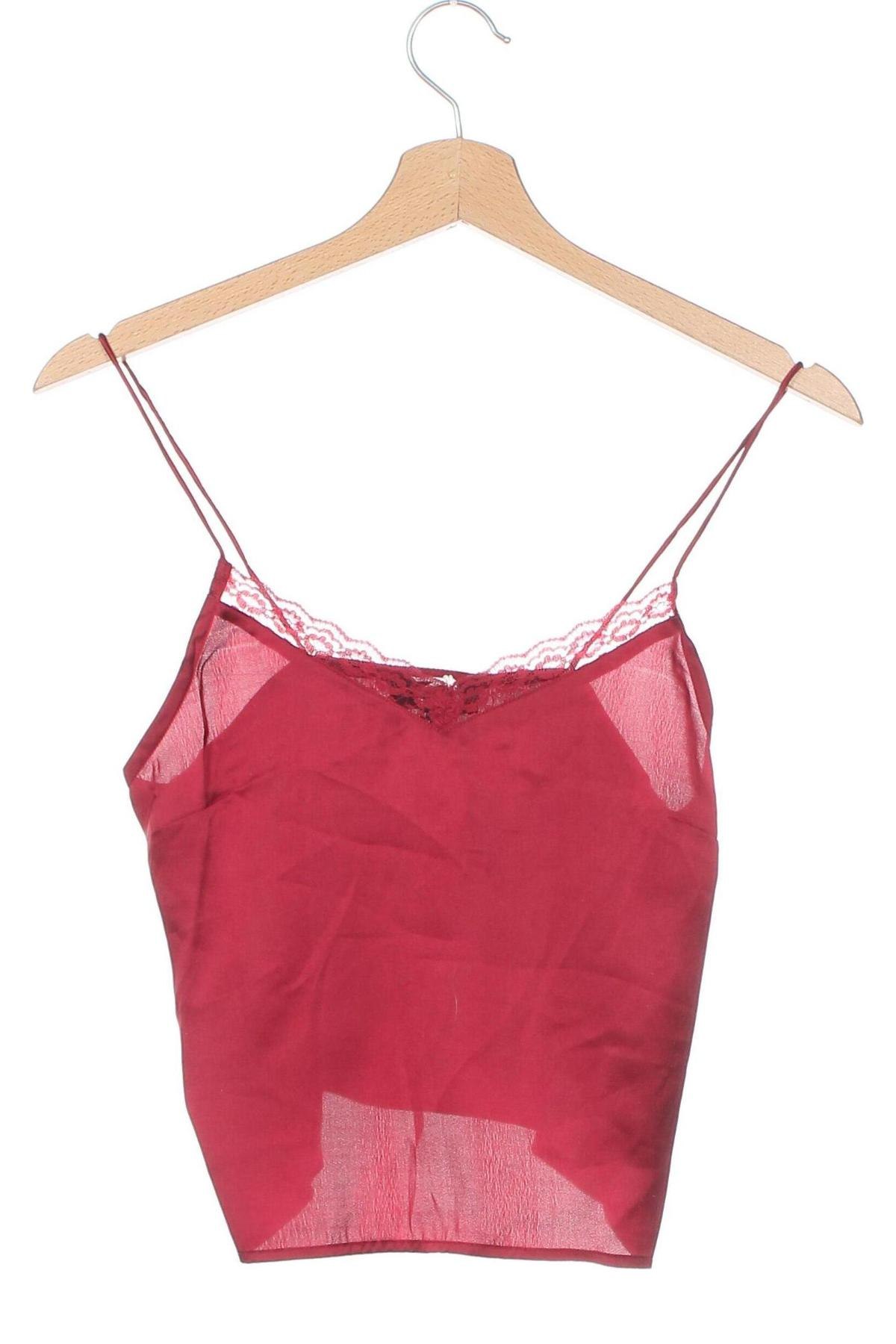 Γυναικείο αμάνικο μπλουζάκι Jennyfer, Μέγεθος XS, Χρώμα Κόκκινο, Τιμή 4,54 €