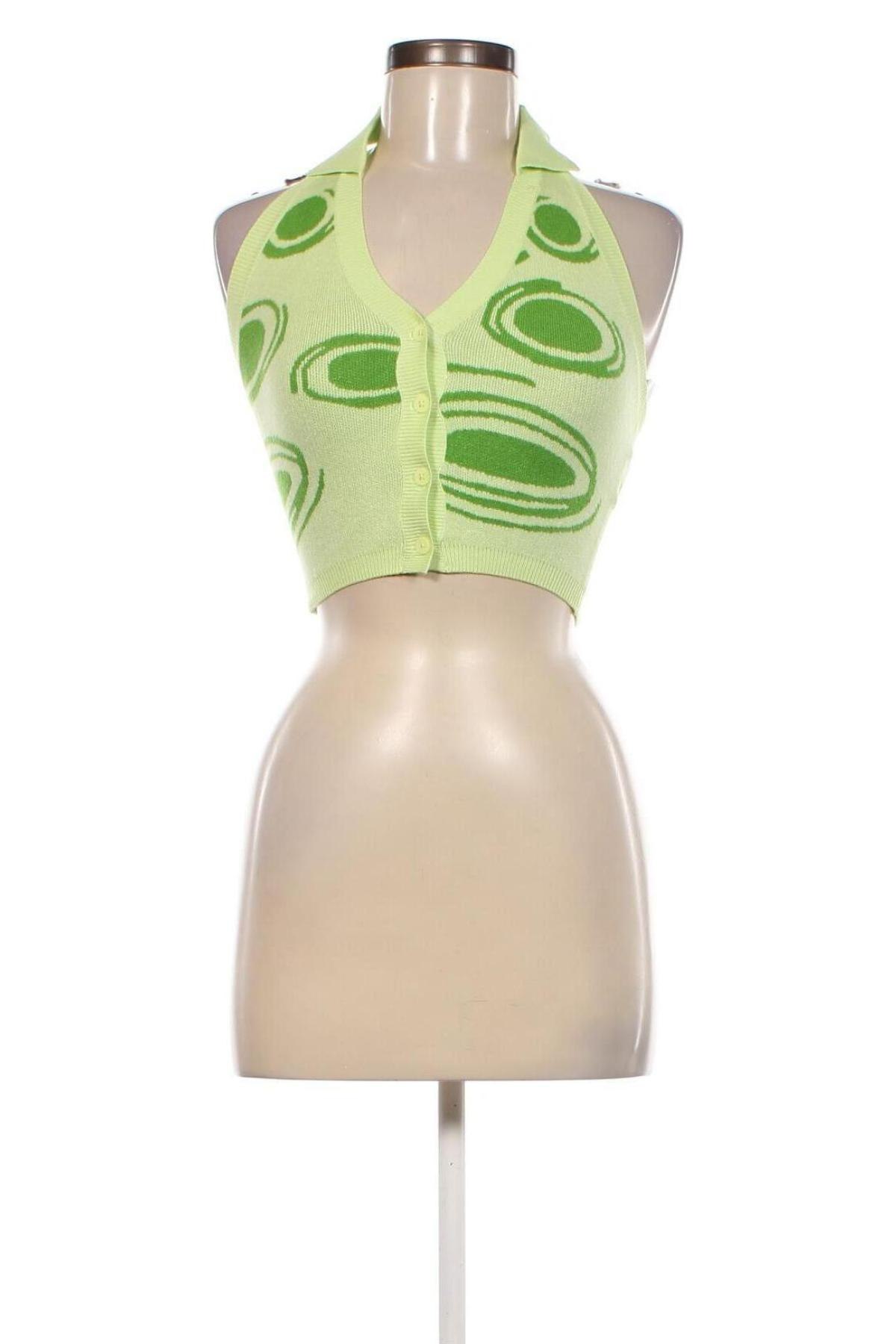 Γυναικείο αμάνικο μπλουζάκι Jennyfer, Μέγεθος XS, Χρώμα Πράσινο, Τιμή 8,76 €