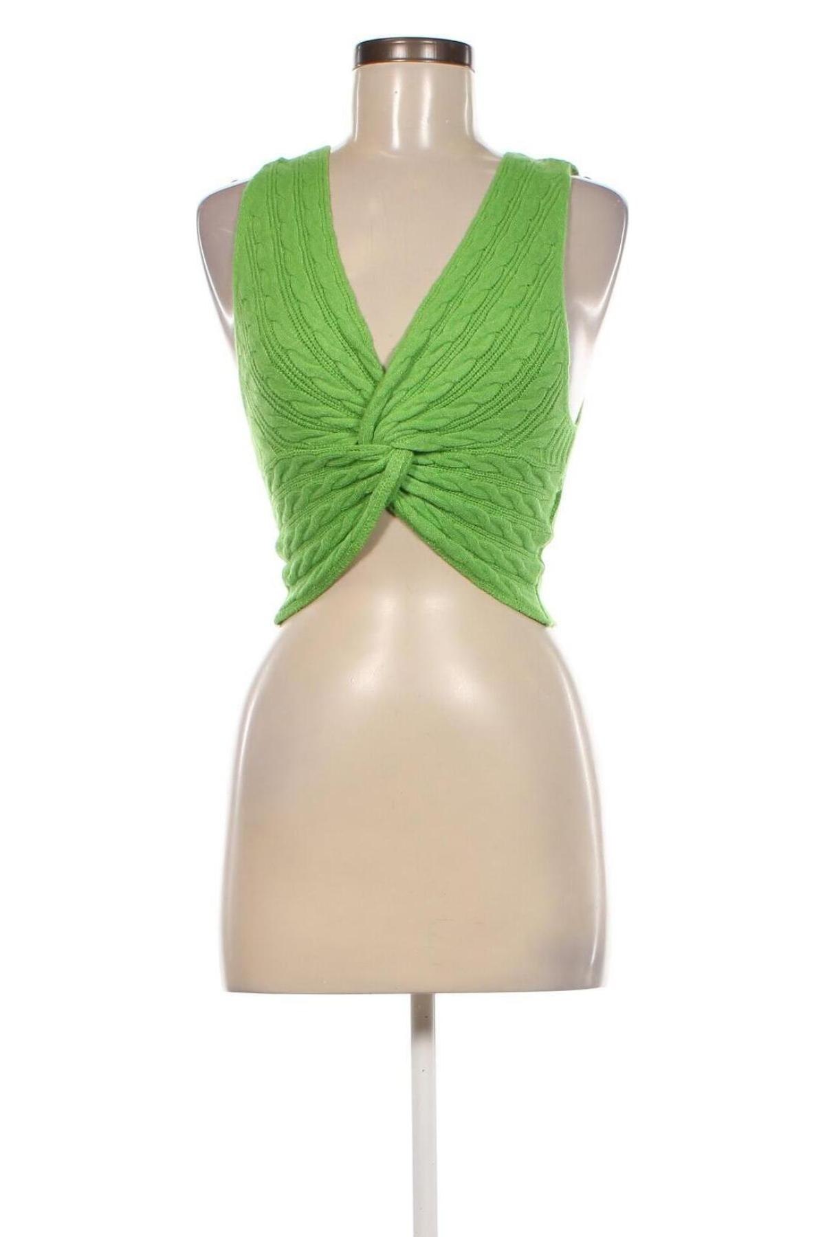 Γυναικείο αμάνικο μπλουζάκι Jennyfer, Μέγεθος XS, Χρώμα Πράσινο, Τιμή 9,41 €