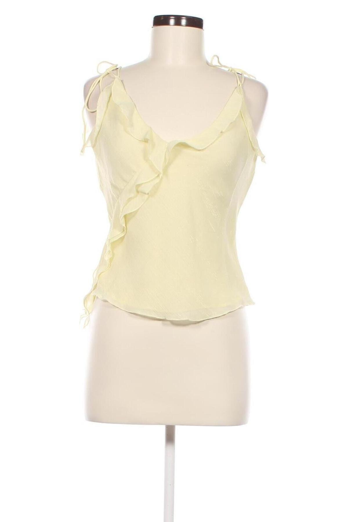 Γυναικείο αμάνικο μπλουζάκι Jessica Simpson, Μέγεθος M, Χρώμα Κίτρινο, Τιμή 9,52 €