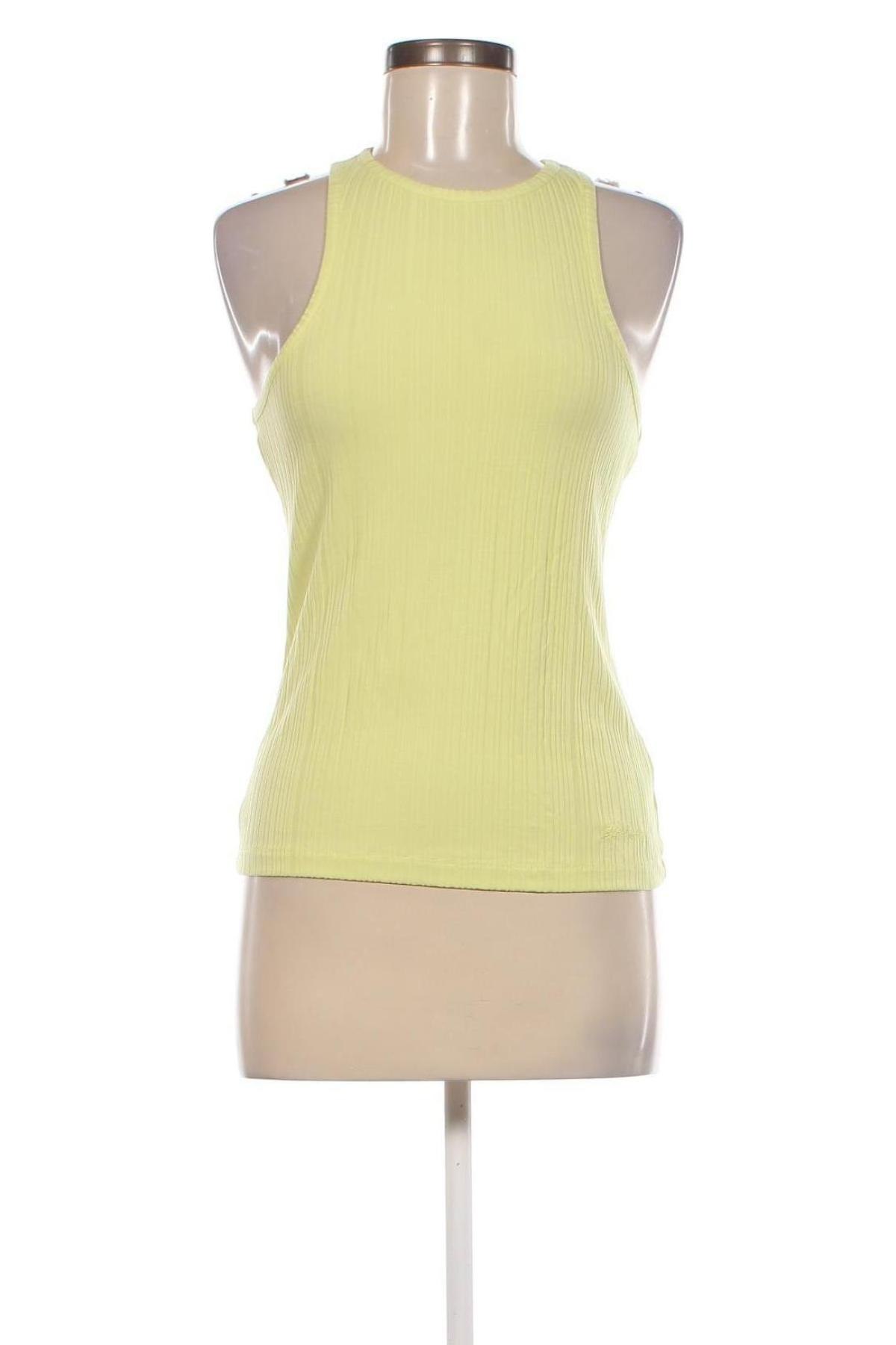 Γυναικείο αμάνικο μπλουζάκι Karl Lagerfeld, Μέγεθος L, Χρώμα Κίτρινο, Τιμή 36,00 €