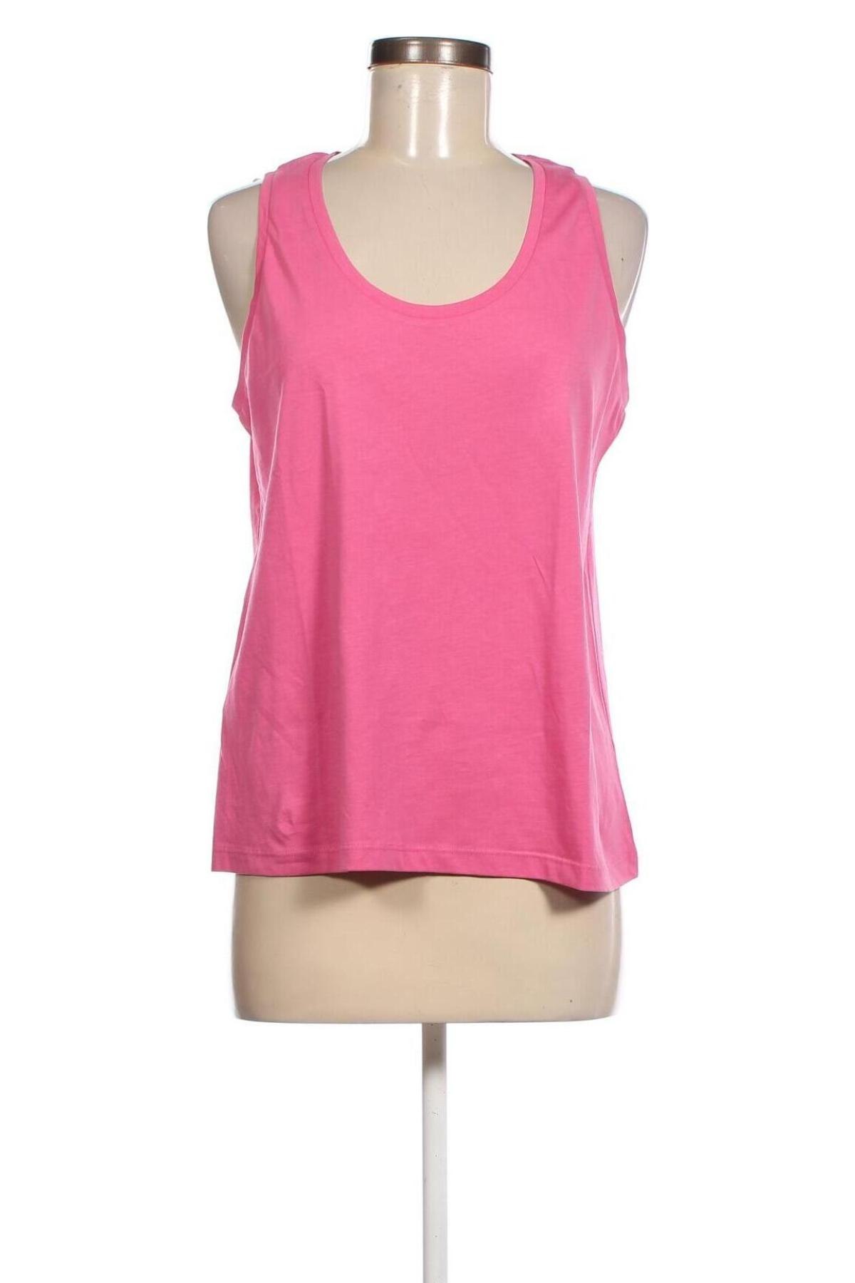 Γυναικείο αμάνικο μπλουζάκι Mango, Μέγεθος L, Χρώμα Ρόζ , Τιμή 18,56 €