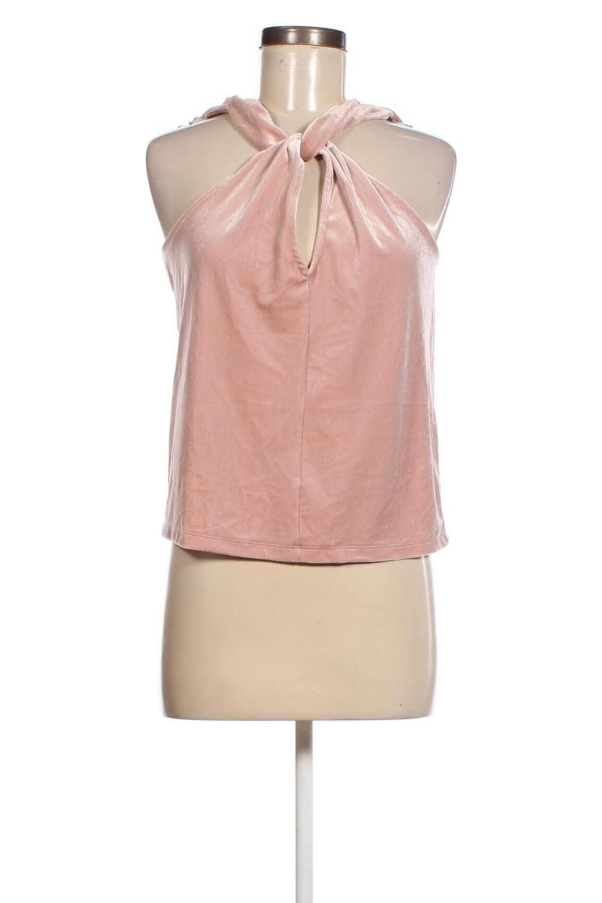 Γυναικείο αμάνικο μπλουζάκι Mango, Μέγεθος XS, Χρώμα Ρόζ , Τιμή 7,42 €