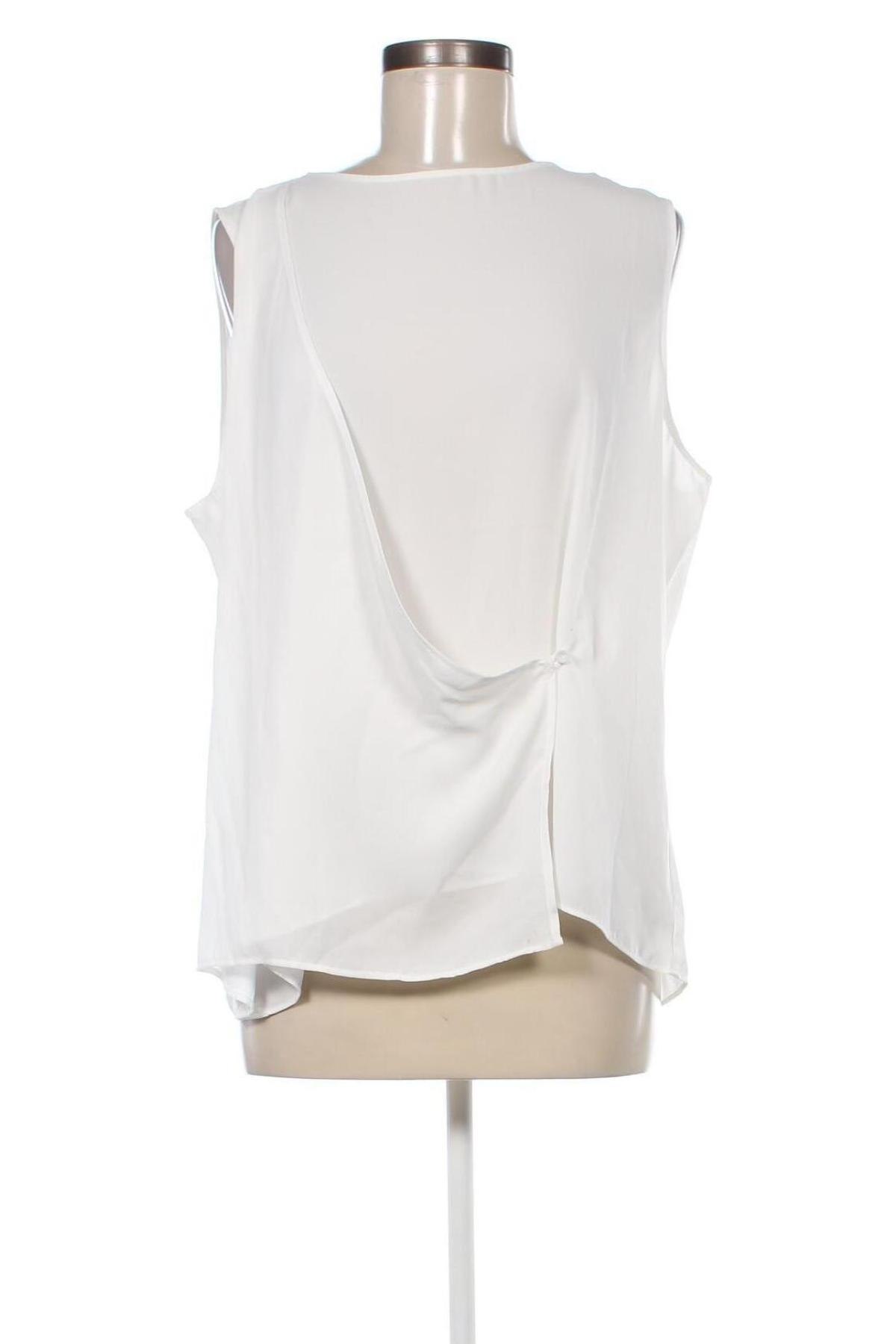 Γυναικείο αμάνικο μπλουζάκι Mango, Μέγεθος XXL, Χρώμα Λευκό, Τιμή 18,56 €