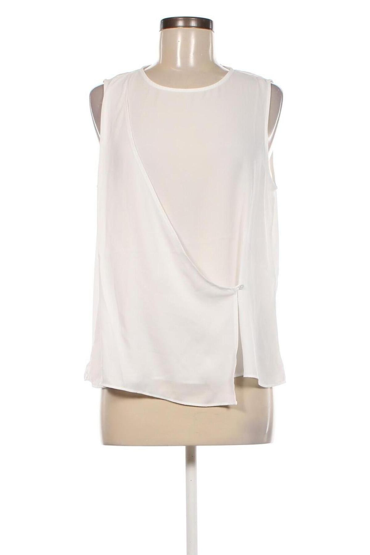 Γυναικείο αμάνικο μπλουζάκι Mango, Μέγεθος L, Χρώμα Λευκό, Τιμή 5,94 €