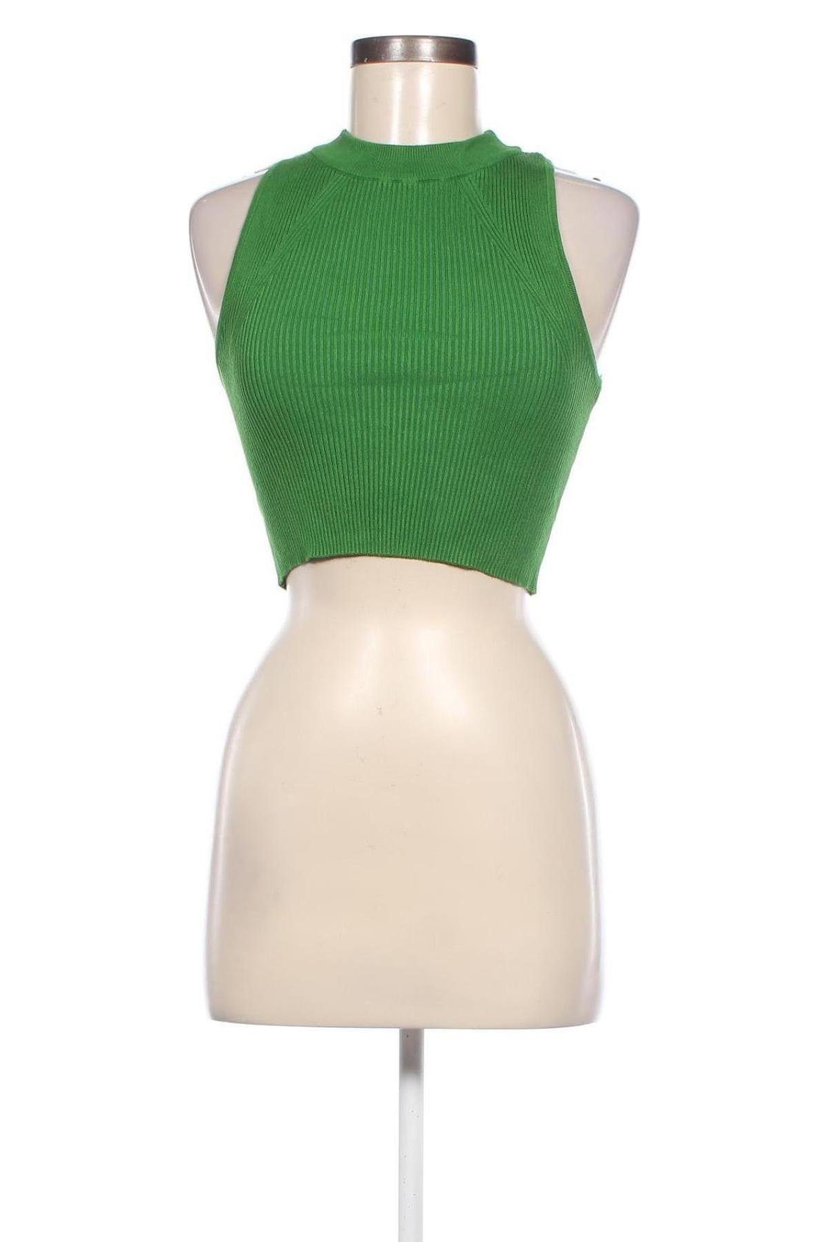 Γυναικείο αμάνικο μπλουζάκι Mango, Μέγεθος S, Χρώμα Πράσινο, Τιμή 9,90 €
