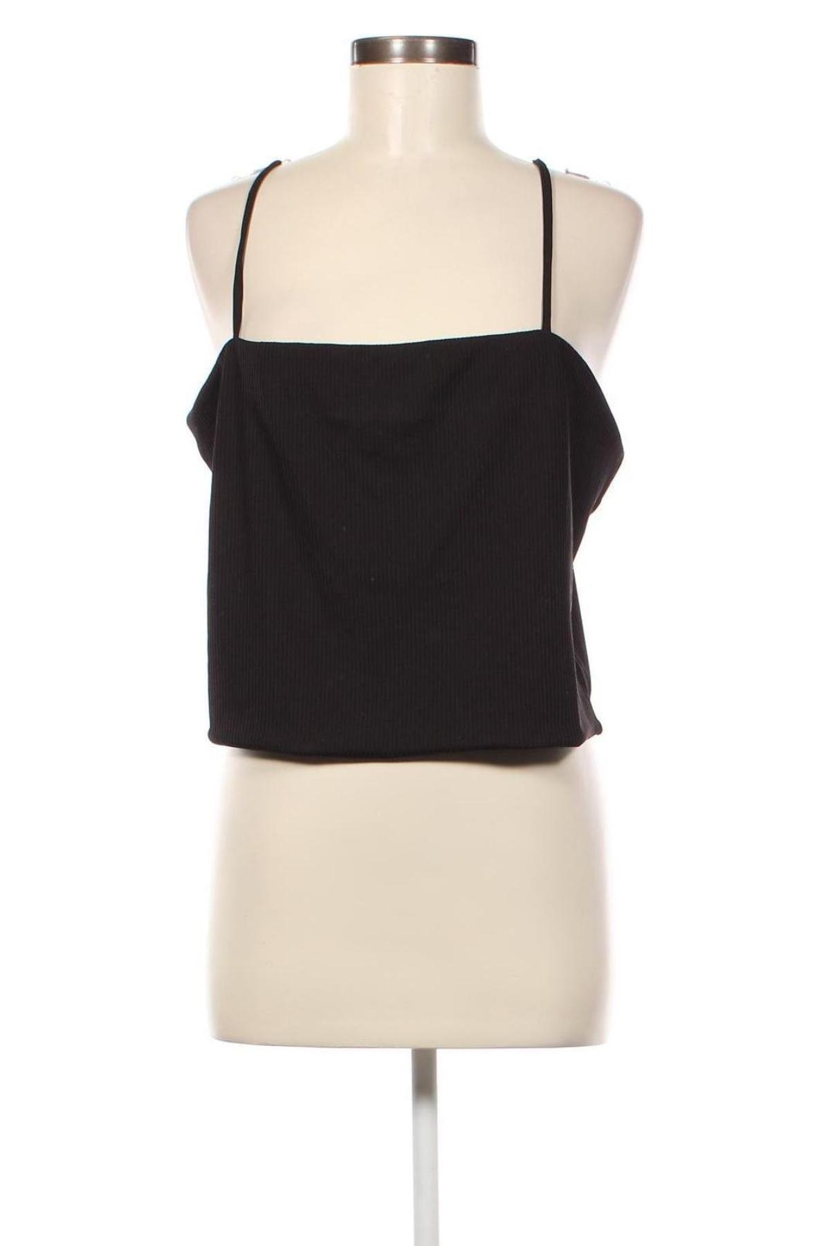 Γυναικείο αμάνικο μπλουζάκι Monki, Μέγεθος XXL, Χρώμα Μαύρο, Τιμή 6,17 €