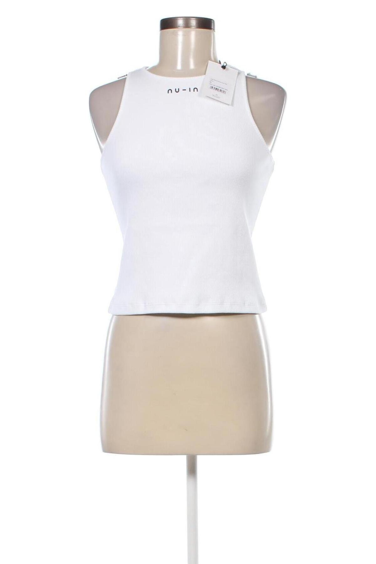Damska koszulka na ramiączkach NU-IN, Rozmiar M, Kolor Biały, Cena 33,05 zł
