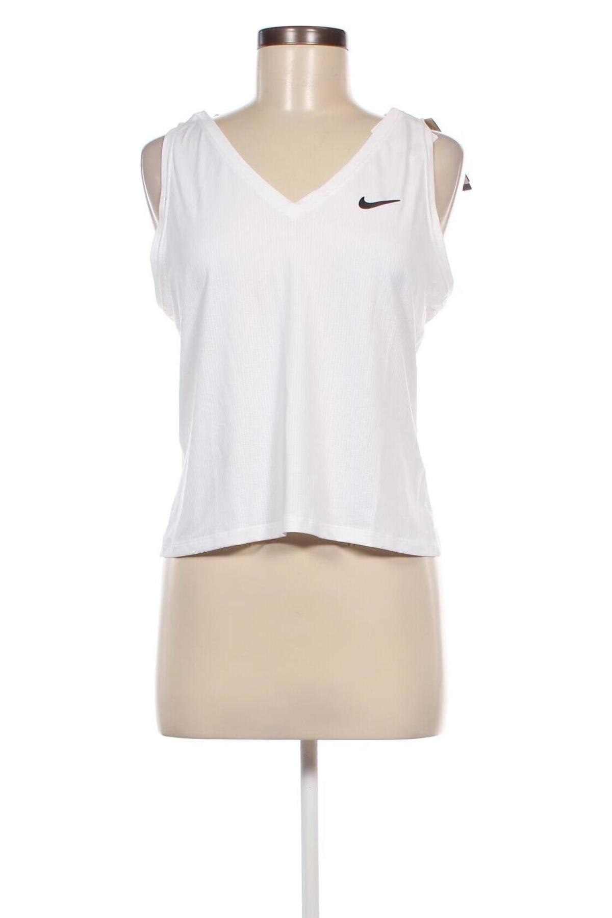 Γυναίκειο αθλητικό τοπ Nike, Μέγεθος M, Χρώμα Λευκό, Τιμή 28,75 €