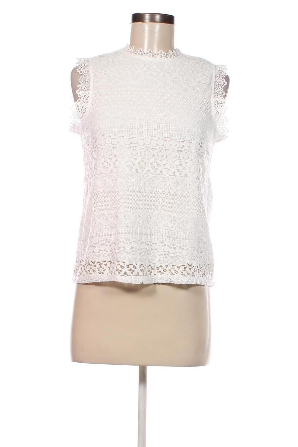 Γυναικείο αμάνικο μπλουζάκι ONLY, Μέγεθος S, Χρώμα Λευκό, Τιμή 6,39 €