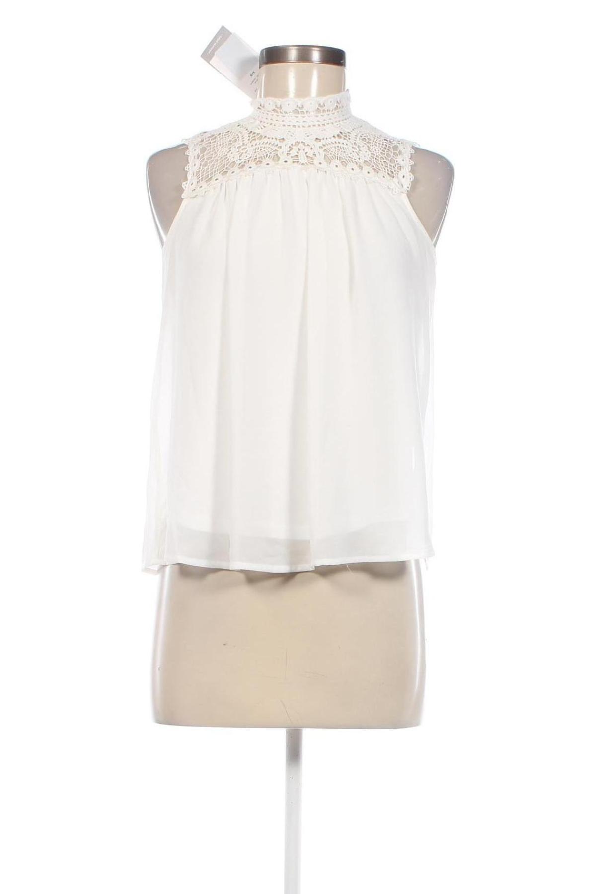 Γυναικείο αμάνικο μπλουζάκι ONLY, Μέγεθος XXS, Χρώμα Λευκό, Τιμή 7,19 €