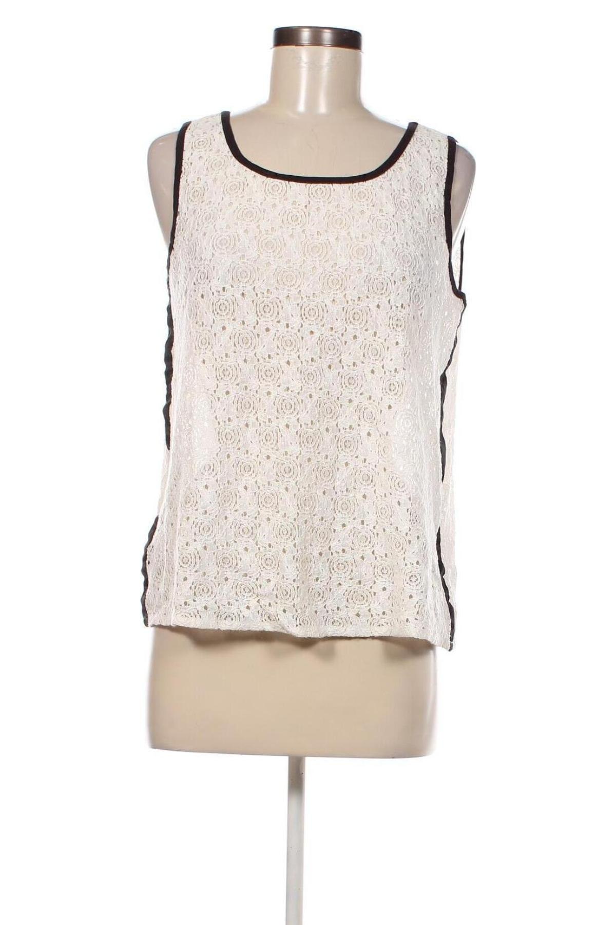 Γυναικείο αμάνικο μπλουζάκι Ofelia, Μέγεθος M, Χρώμα Λευκό, Τιμή 3,22 €