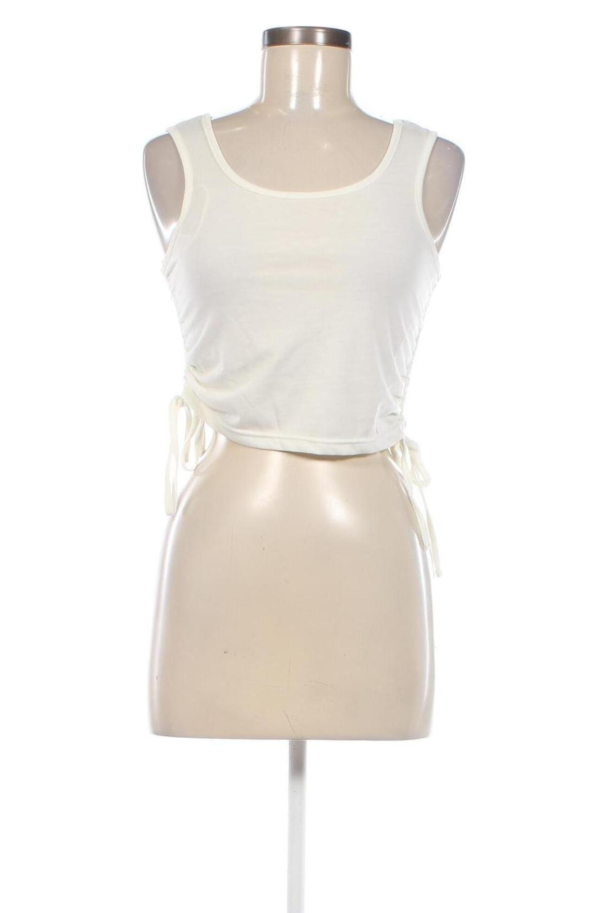 Γυναικείο αμάνικο μπλουζάκι Pieces, Μέγεθος S, Χρώμα Λευκό, Τιμή 6,39 €