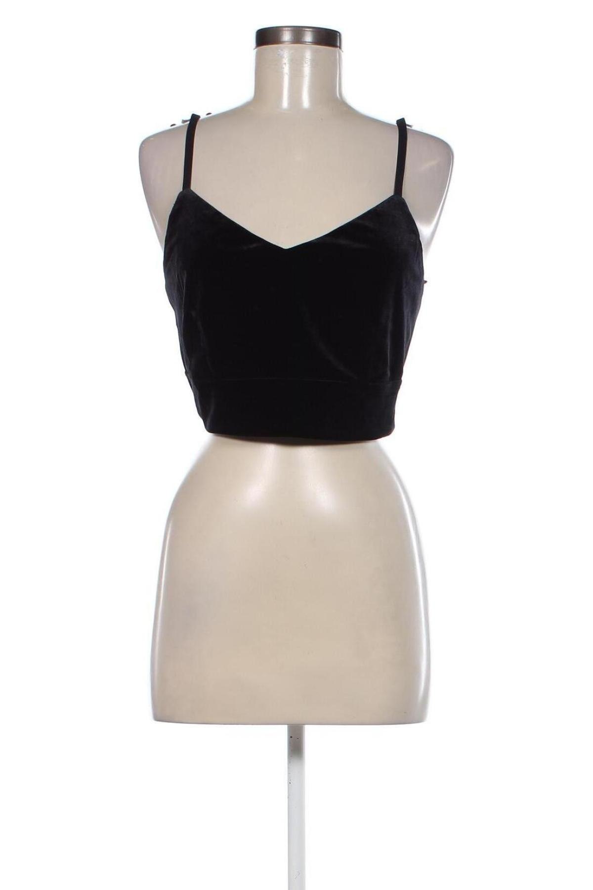 Γυναικείο αμάνικο μπλουζάκι Pimkie, Μέγεθος L, Χρώμα Μαύρο, Τιμή 4,44 €