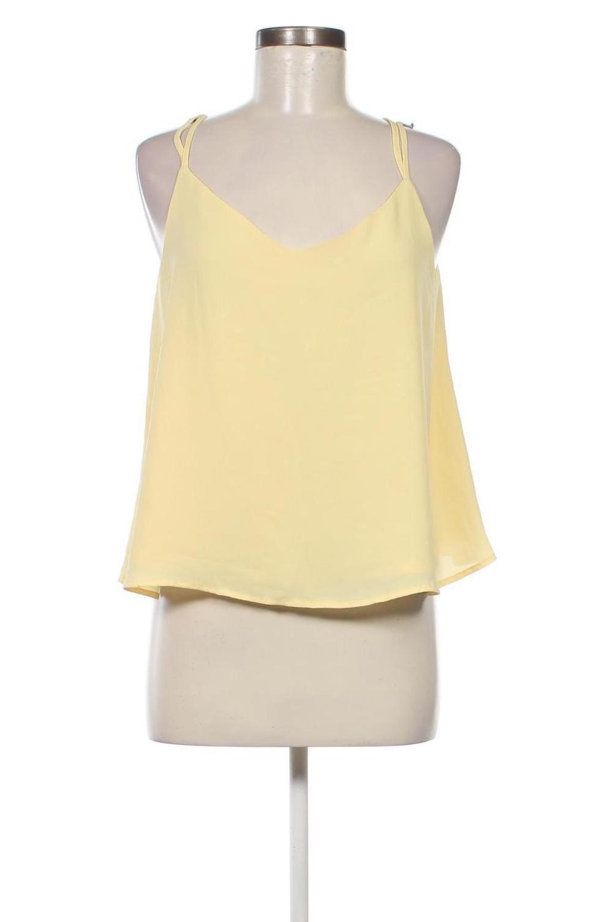 Γυναικείο αμάνικο μπλουζάκι Pimkie, Μέγεθος S, Χρώμα Κίτρινο, Τιμή 3,97 €