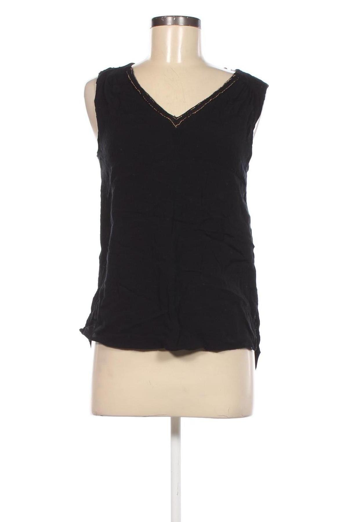 Γυναικείο αμάνικο μπλουζάκι Promod, Μέγεθος S, Χρώμα Μαύρο, Τιμή 3,03 €