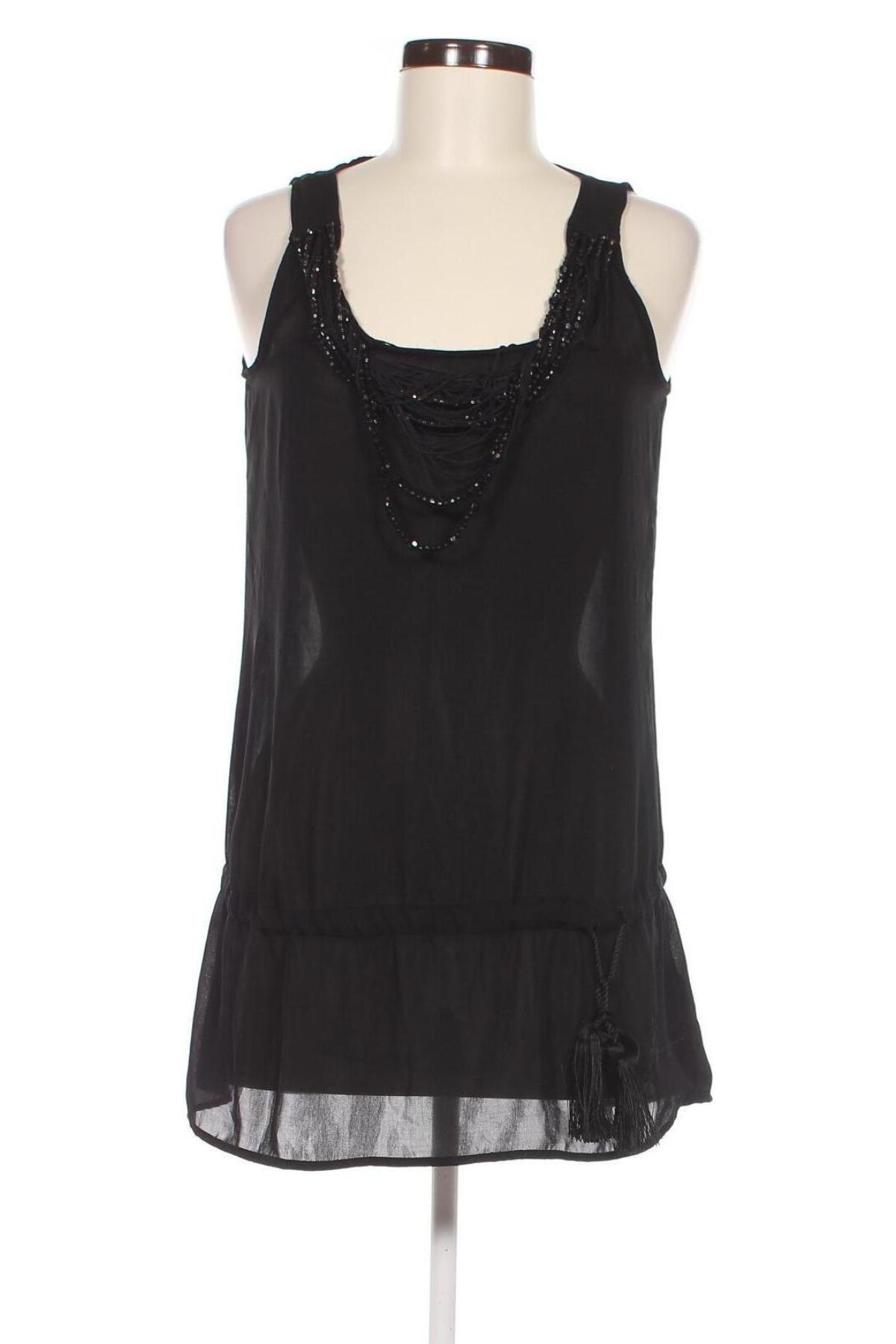 Γυναικείο αμάνικο μπλουζάκι Promod, Μέγεθος M, Χρώμα Μαύρο, Τιμή 4,27 €