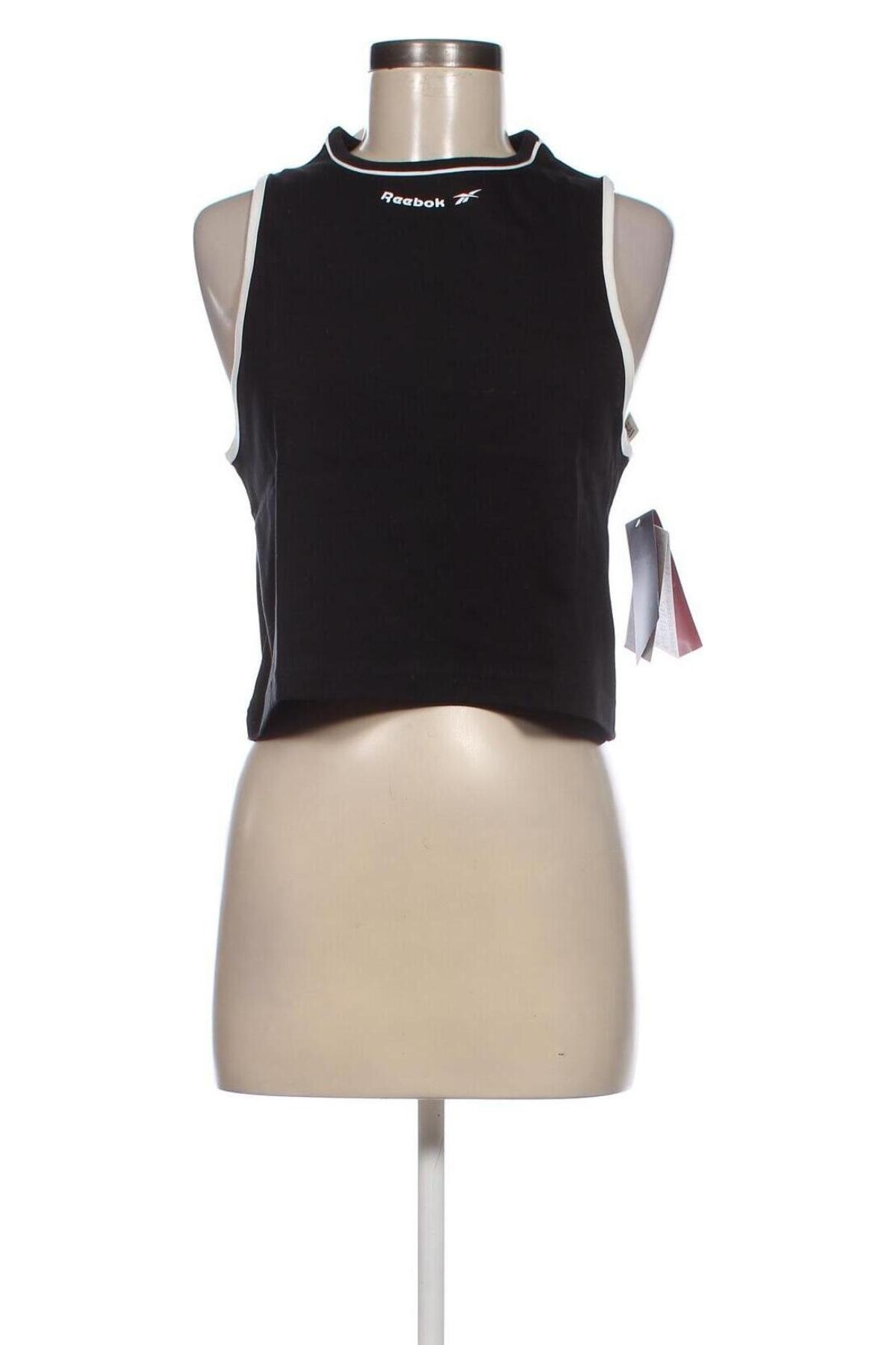 Γυναικείο αμάνικο μπλουζάκι Reebok, Μέγεθος S, Χρώμα Μαύρο, Τιμή 17,86 €