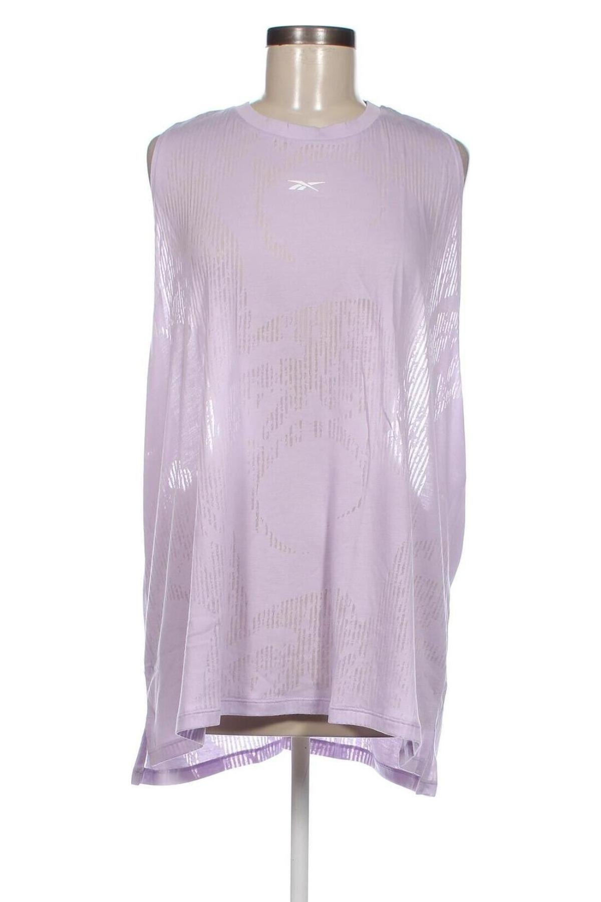 Γυναικείο αμάνικο μπλουζάκι Reebok, Μέγεθος 4XL, Χρώμα Βιολετί, Τιμή 17,86 €
