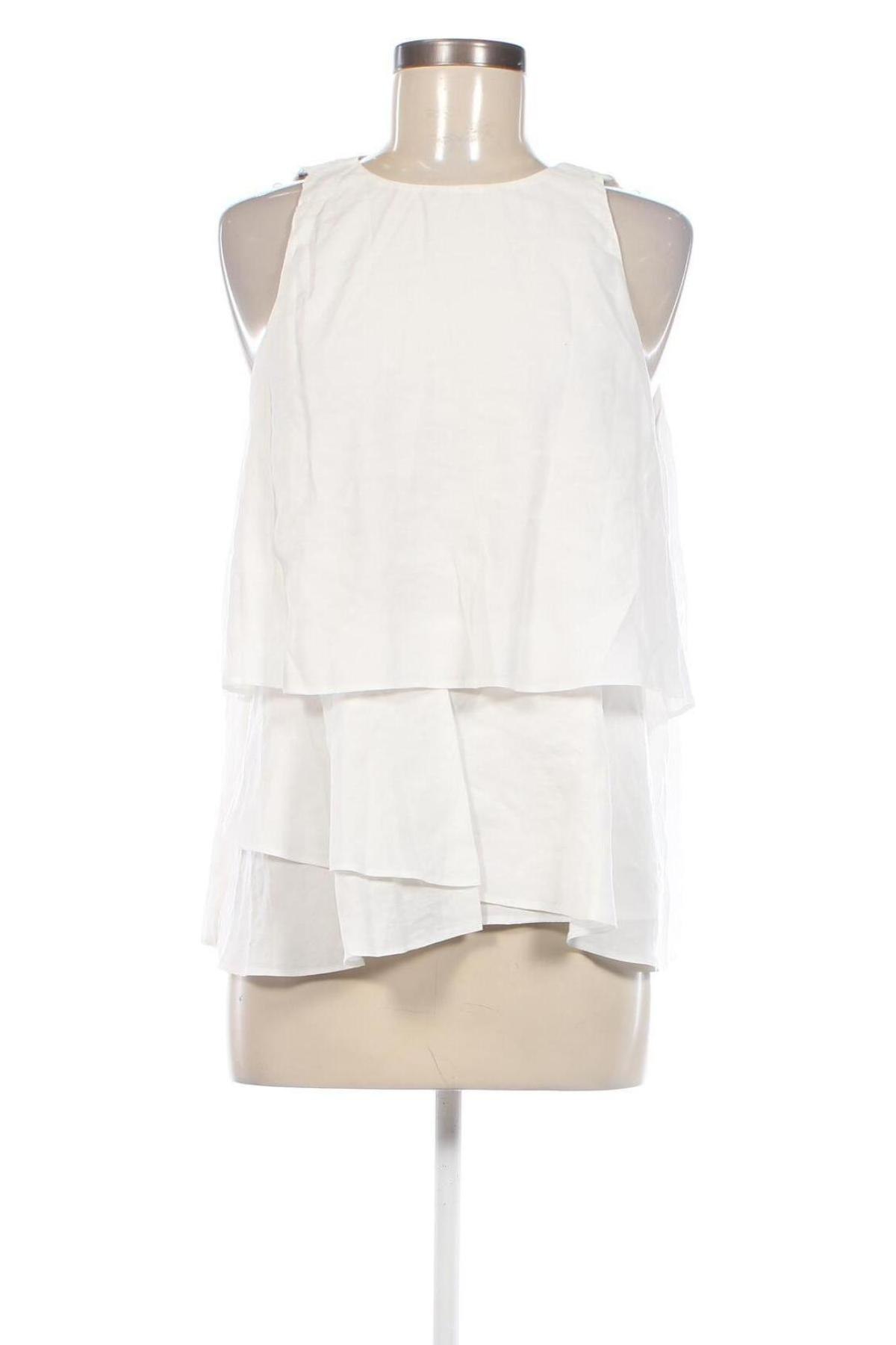 Γυναικείο αμάνικο μπλουζάκι River Island, Μέγεθος XS, Χρώμα Λευκό, Τιμή 7,19 €