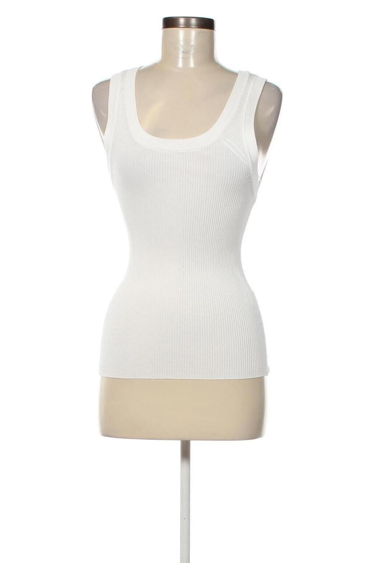 Γυναικείο αμάνικο μπλουζάκι S.Oliver, Μέγεθος XS, Χρώμα Λευκό, Τιμή 8,79 €