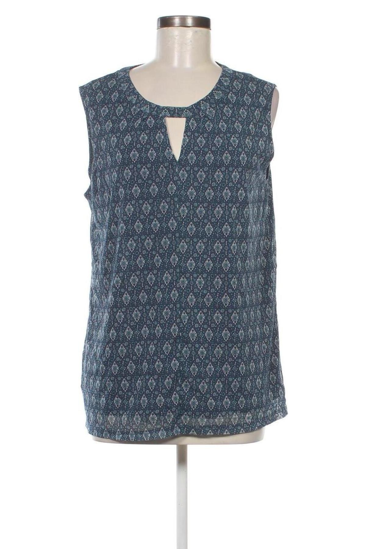 Γυναικείο αμάνικο μπλουζάκι S.Oliver, Μέγεθος L, Χρώμα Μπλέ, Τιμή 4,20 €