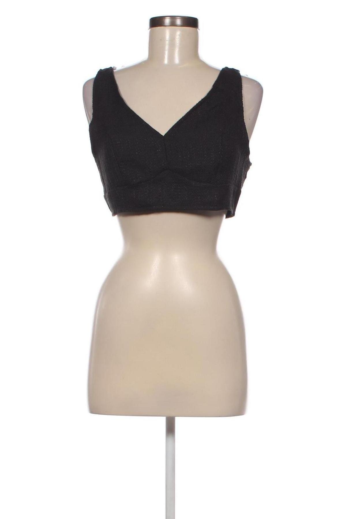 Γυναικείο αμάνικο μπλουζάκι SHEIN, Μέγεθος M, Χρώμα Μαύρο, Τιμή 3,99 €