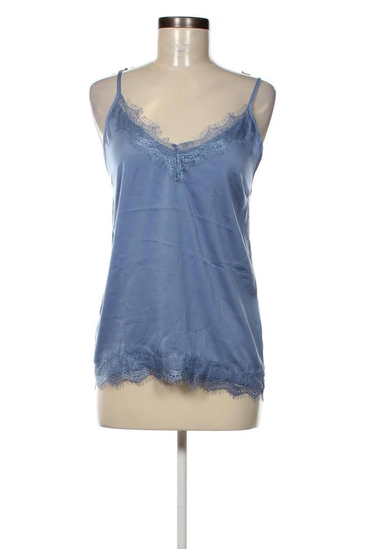 Damska koszulka na ramiączkach Saint Tropez, Rozmiar XS, Kolor Niebieski, Cena 37,18 zł