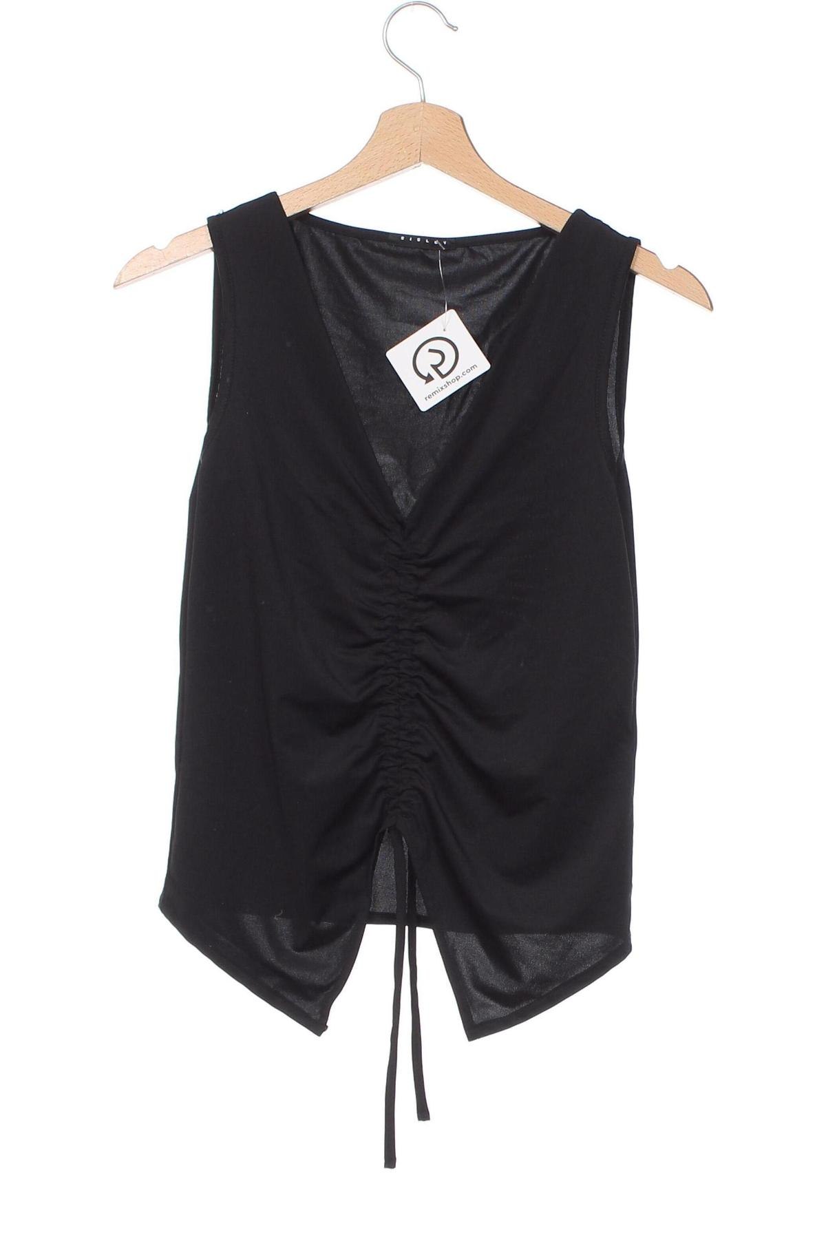 Tricou de damă Sisley, Mărime XS, Culoare Negru, Preț 41,33 Lei