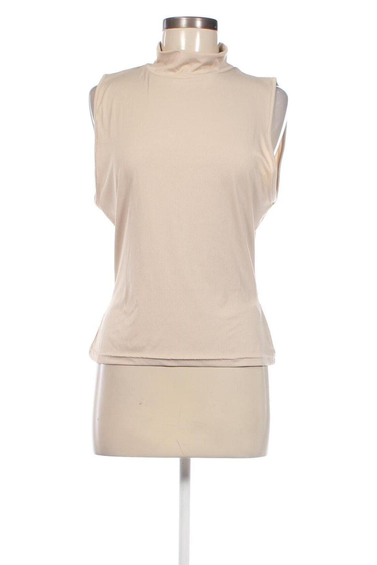 Γυναικείο αμάνικο μπλουζάκι South Beach, Μέγεθος L, Χρώμα  Μπέζ, Τιμή 6,39 €
