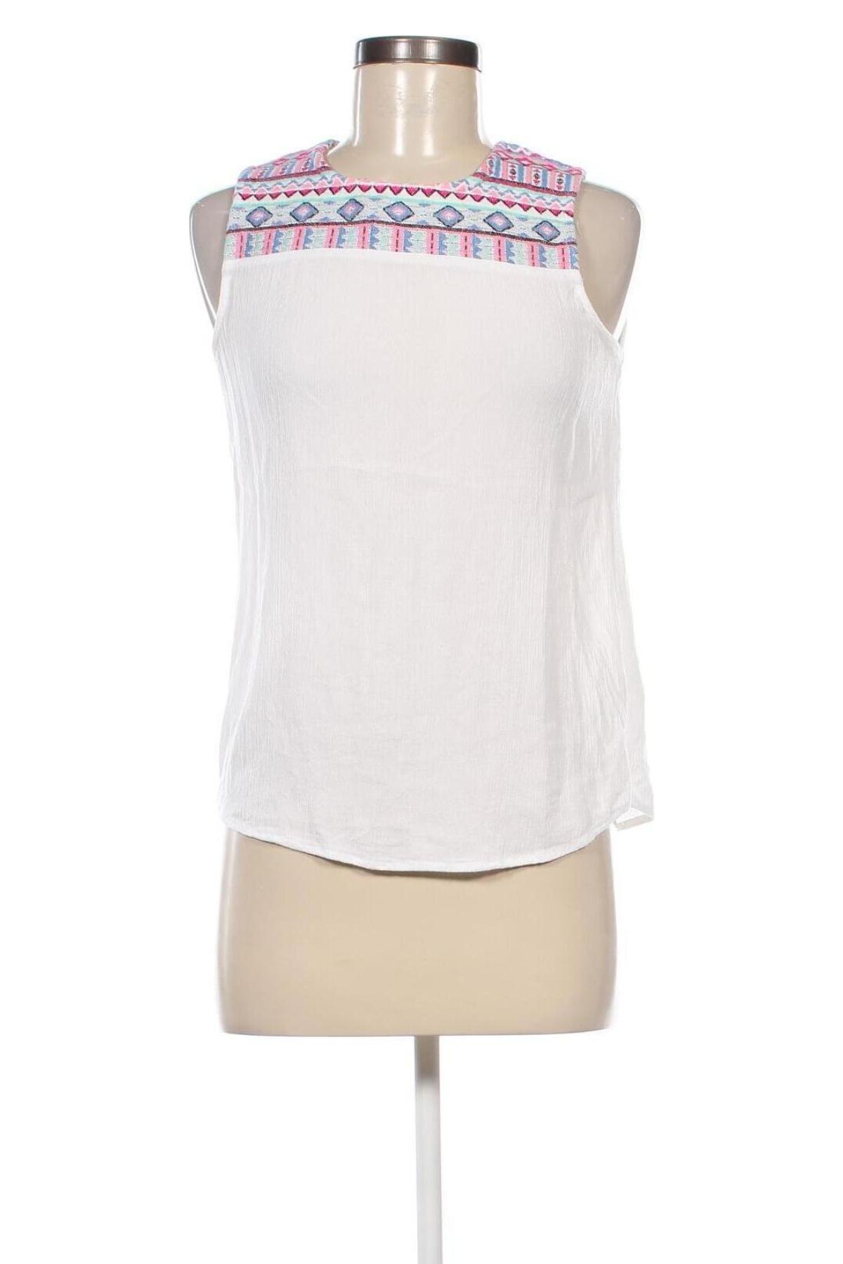 Γυναικείο αμάνικο μπλουζάκι Tally Weijl, Μέγεθος M, Χρώμα Λευκό, Τιμή 3,97 €