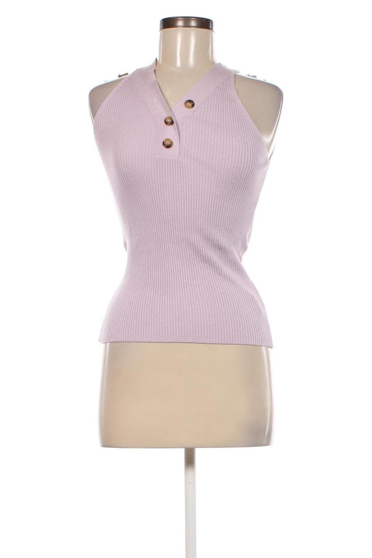 Γυναικείο αμάνικο μπλουζάκι Trendyol, Μέγεθος S, Χρώμα Βιολετί, Τιμή 7,99 €