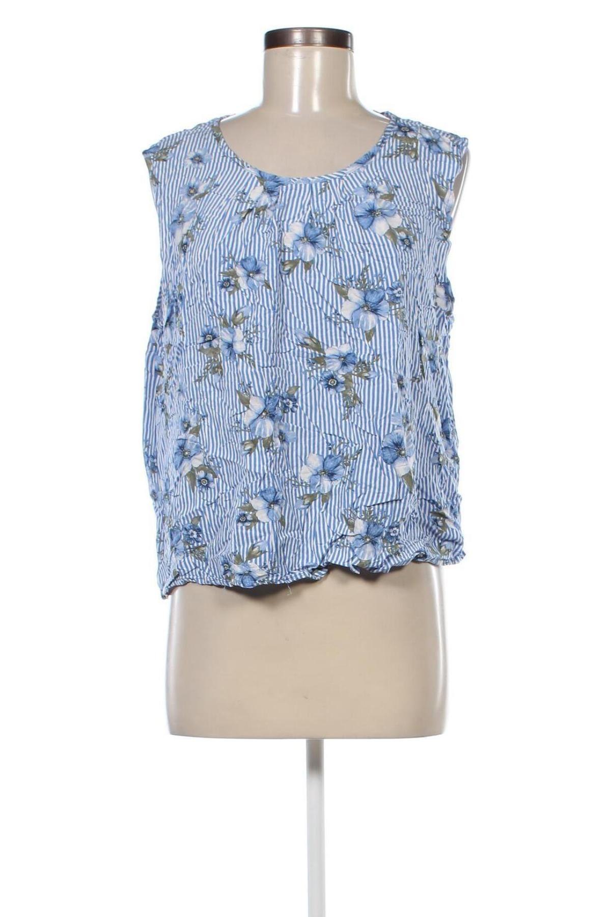 Γυναικείο αμάνικο μπλουζάκι VRS Woman, Μέγεθος L, Χρώμα Μπλέ, Τιμή 4,18 €