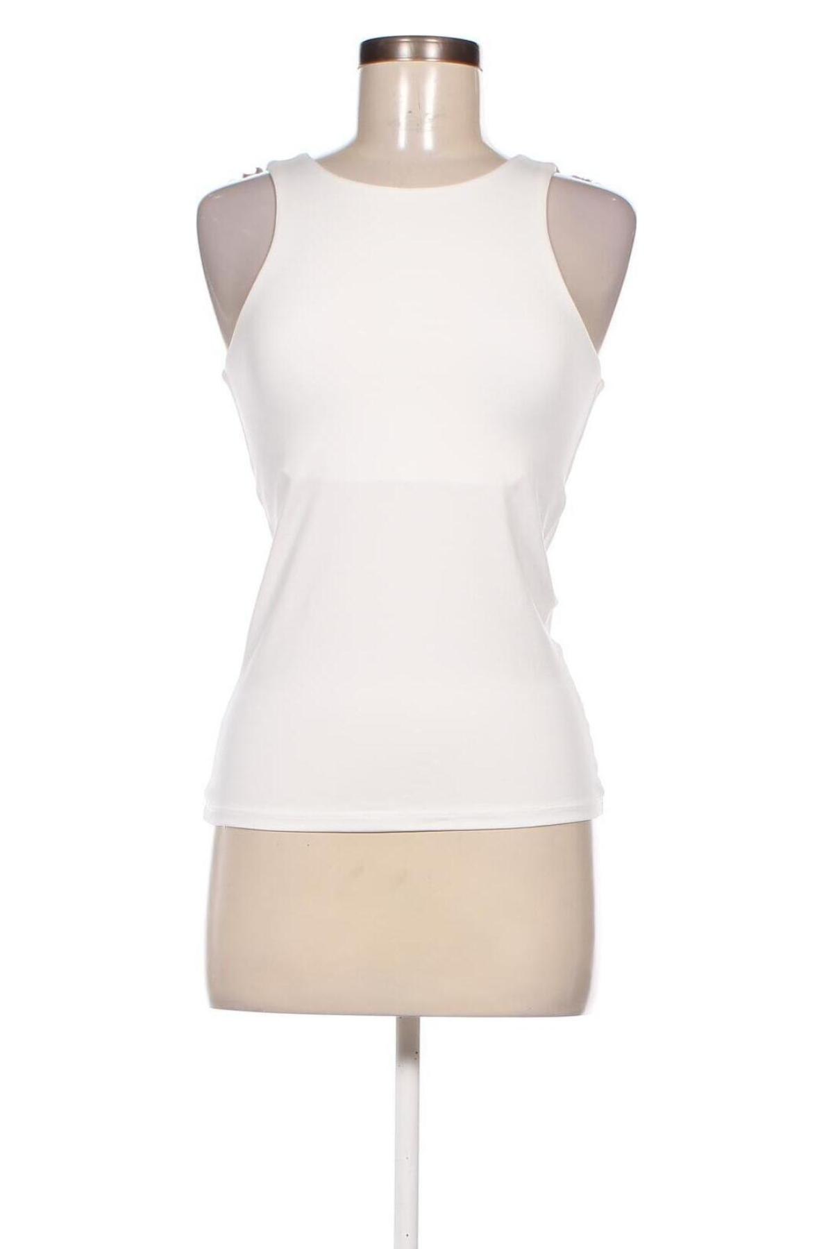 Γυναικείο αμάνικο μπλουζάκι Vero Moda, Μέγεθος S, Χρώμα Λευκό, Τιμή 18,47 €