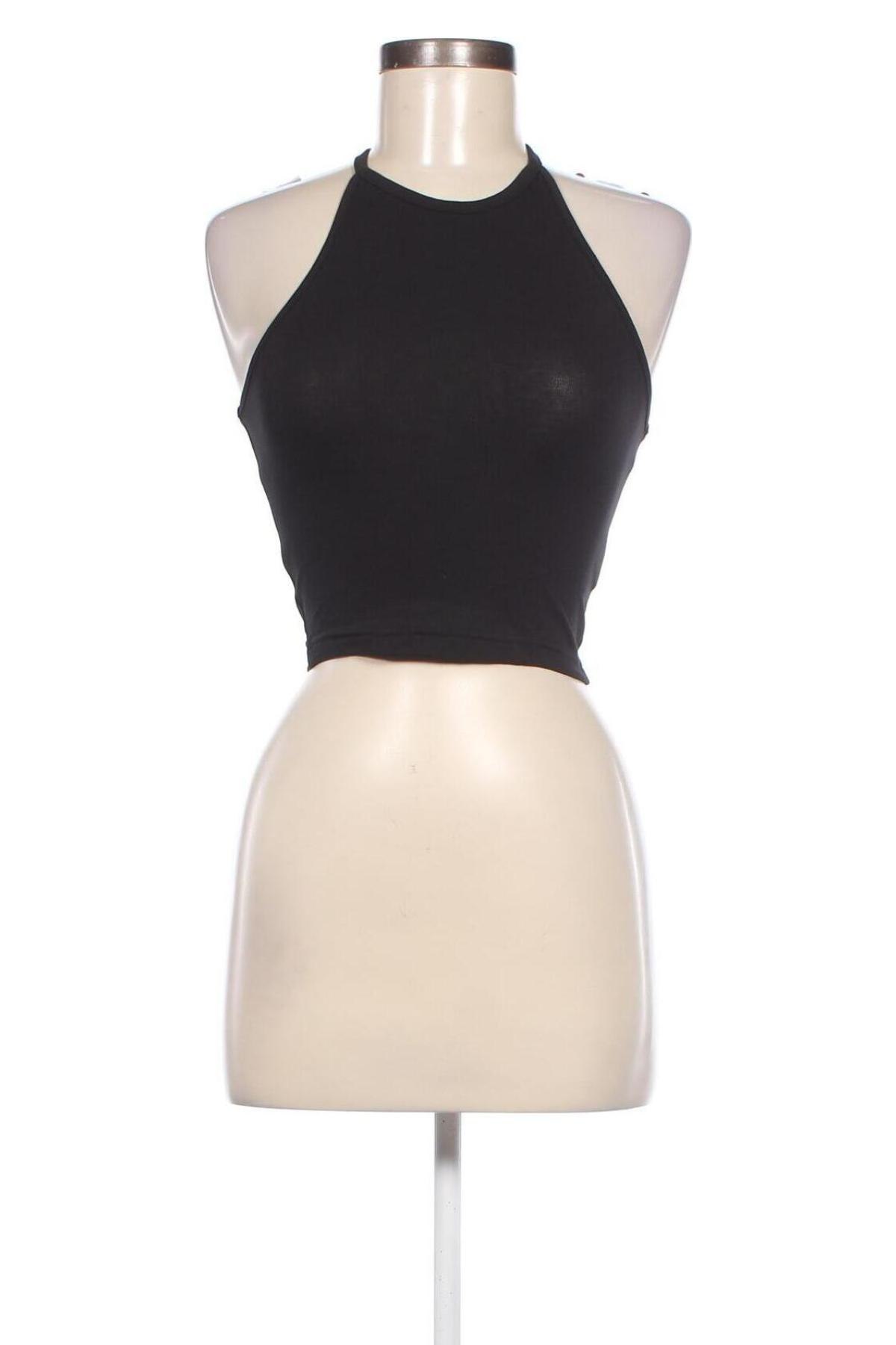 Γυναικείο αμάνικο μπλουζάκι Weekday, Μέγεθος XS, Χρώμα Μαύρο, Τιμή 5,57 €