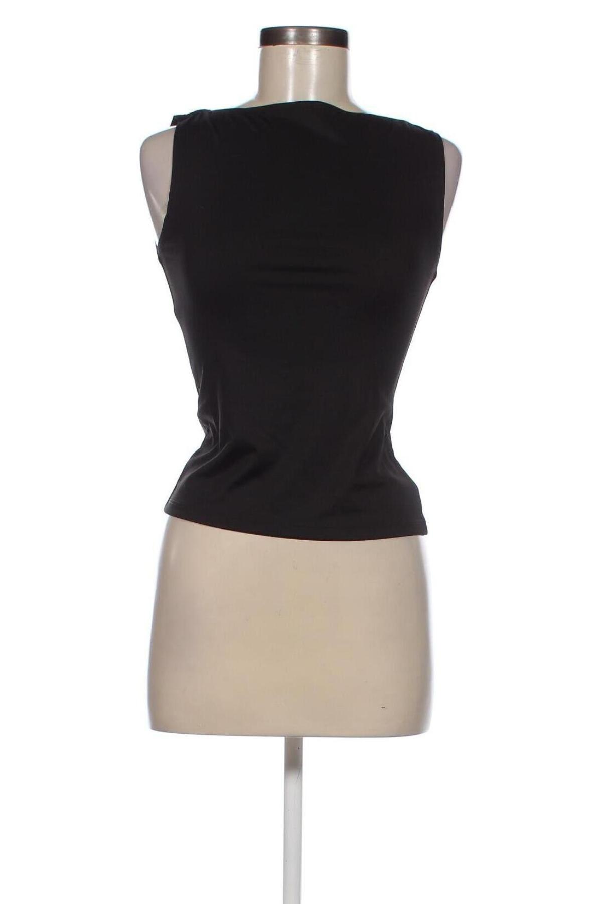 Γυναικείο αμάνικο μπλουζάκι Weekday, Μέγεθος S, Χρώμα Μαύρο, Τιμή 4,95 €